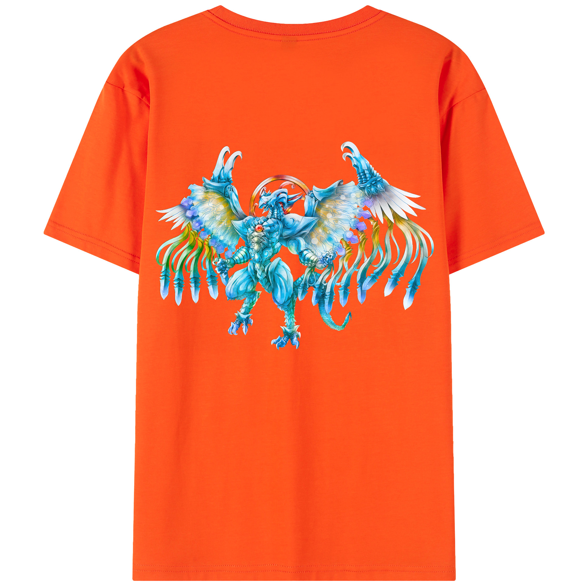 （画像用） 遊☆戯☆王 Yu-Gi-Oh! 綿100％半袖Tシャツ（背面プリント）