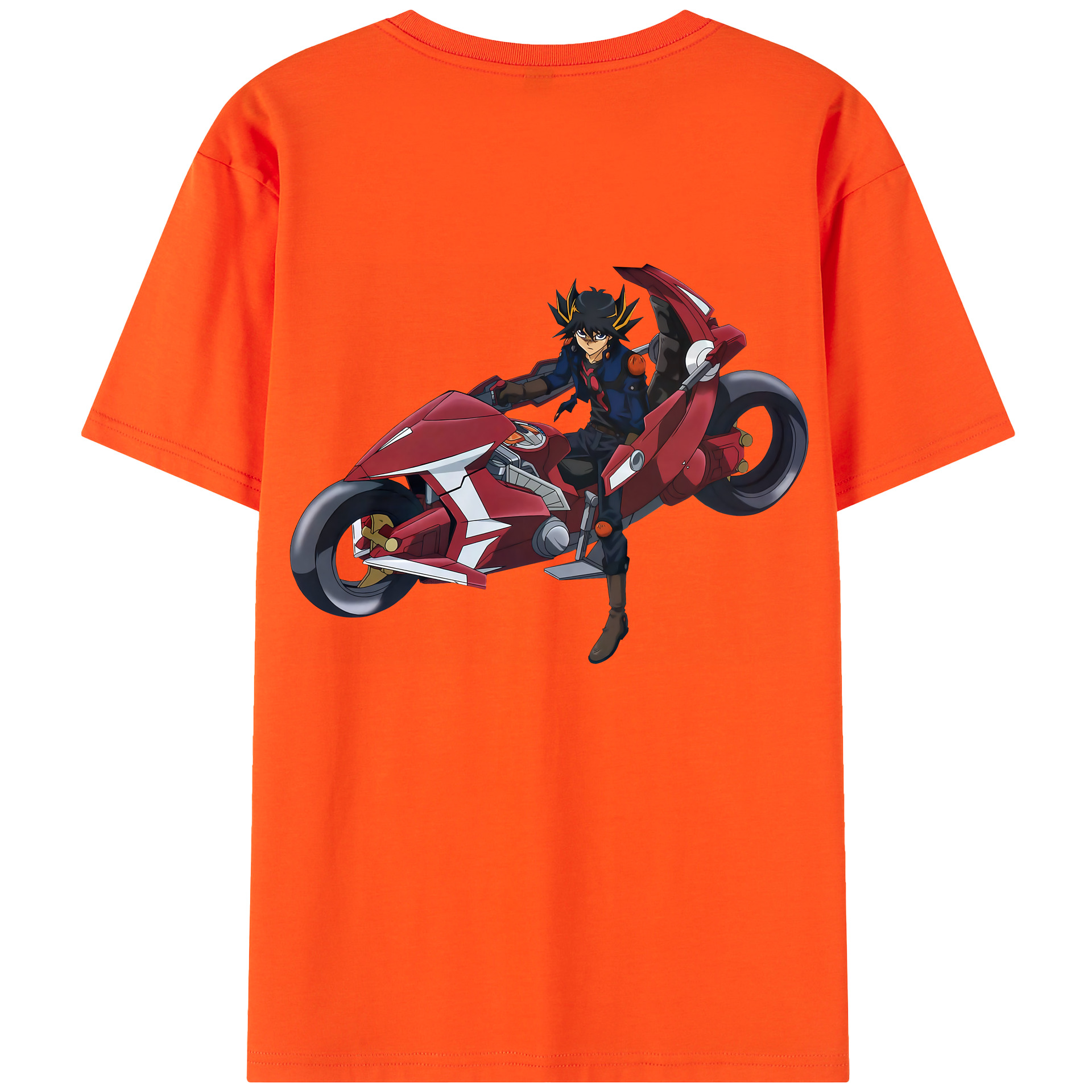（画像用） 遊☆戯☆王 Yu-Gi-Oh! 綿100％半袖Tシャツ（背面プリント）