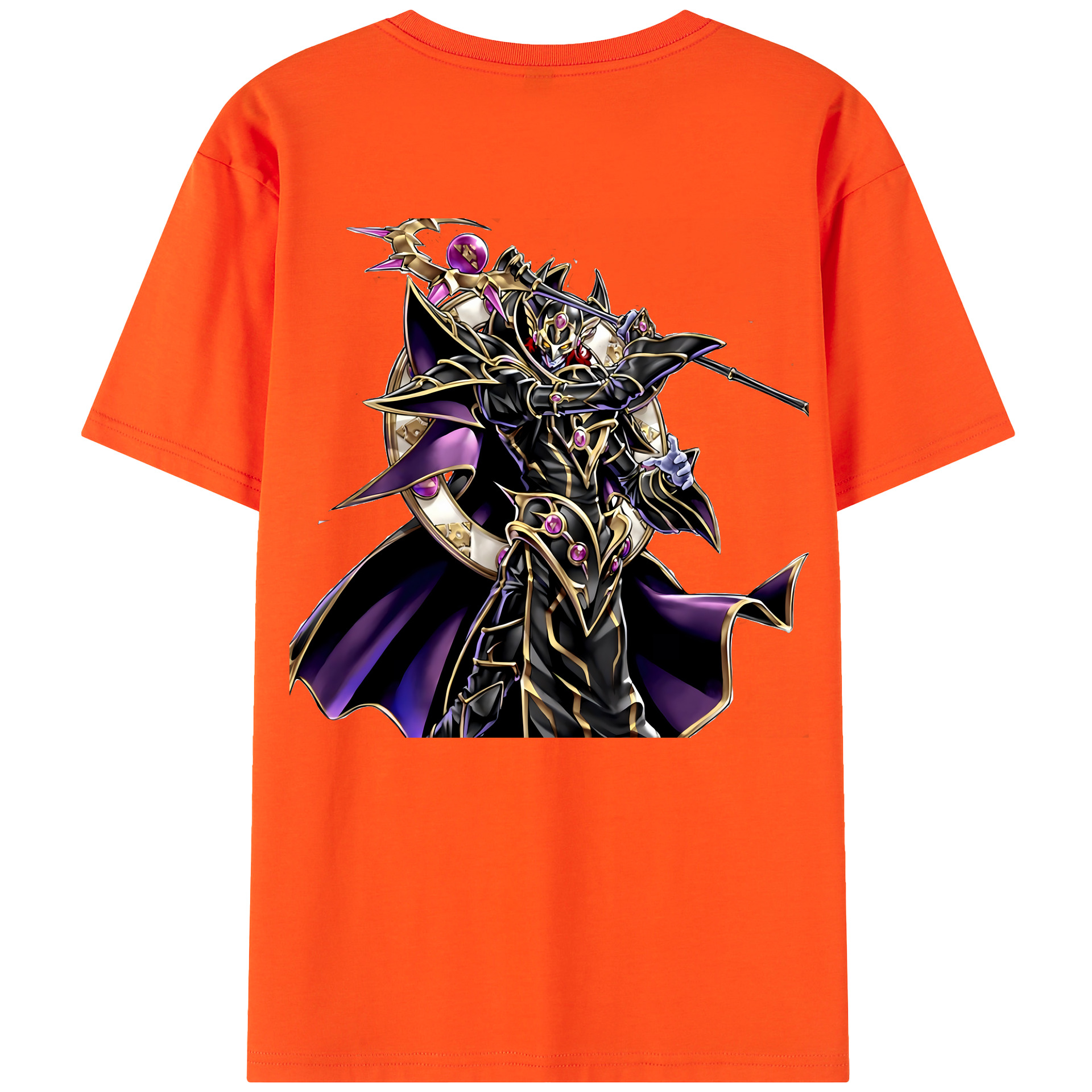 （画像用） 遊☆戯☆王 Yu-Gi-Oh! 綿100％半袖Tシャツ（背面プリント）