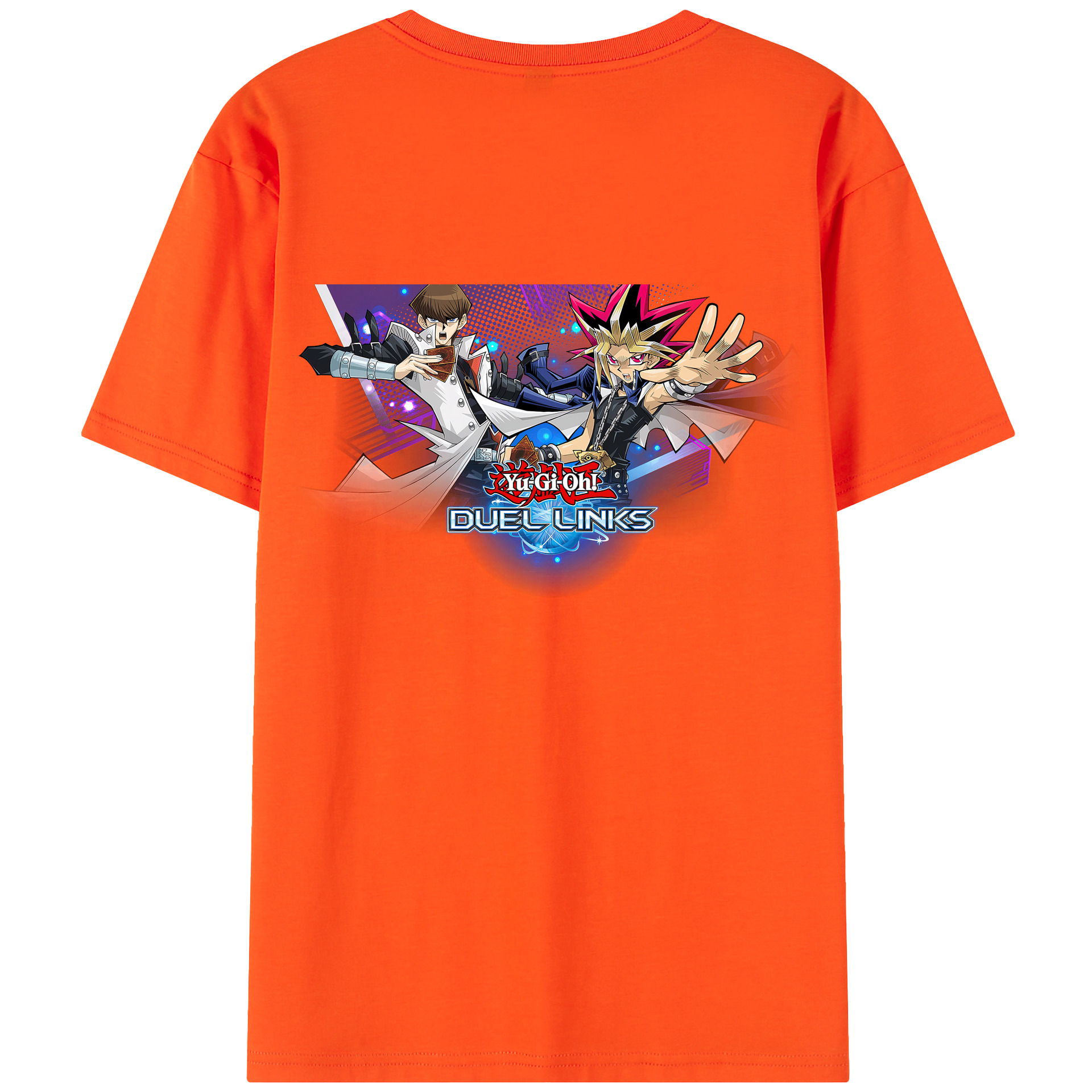 （画像用） 遊☆戯☆王 Yu-Gi-Oh! 綿100％半袖Tシャツ（背面プリント）