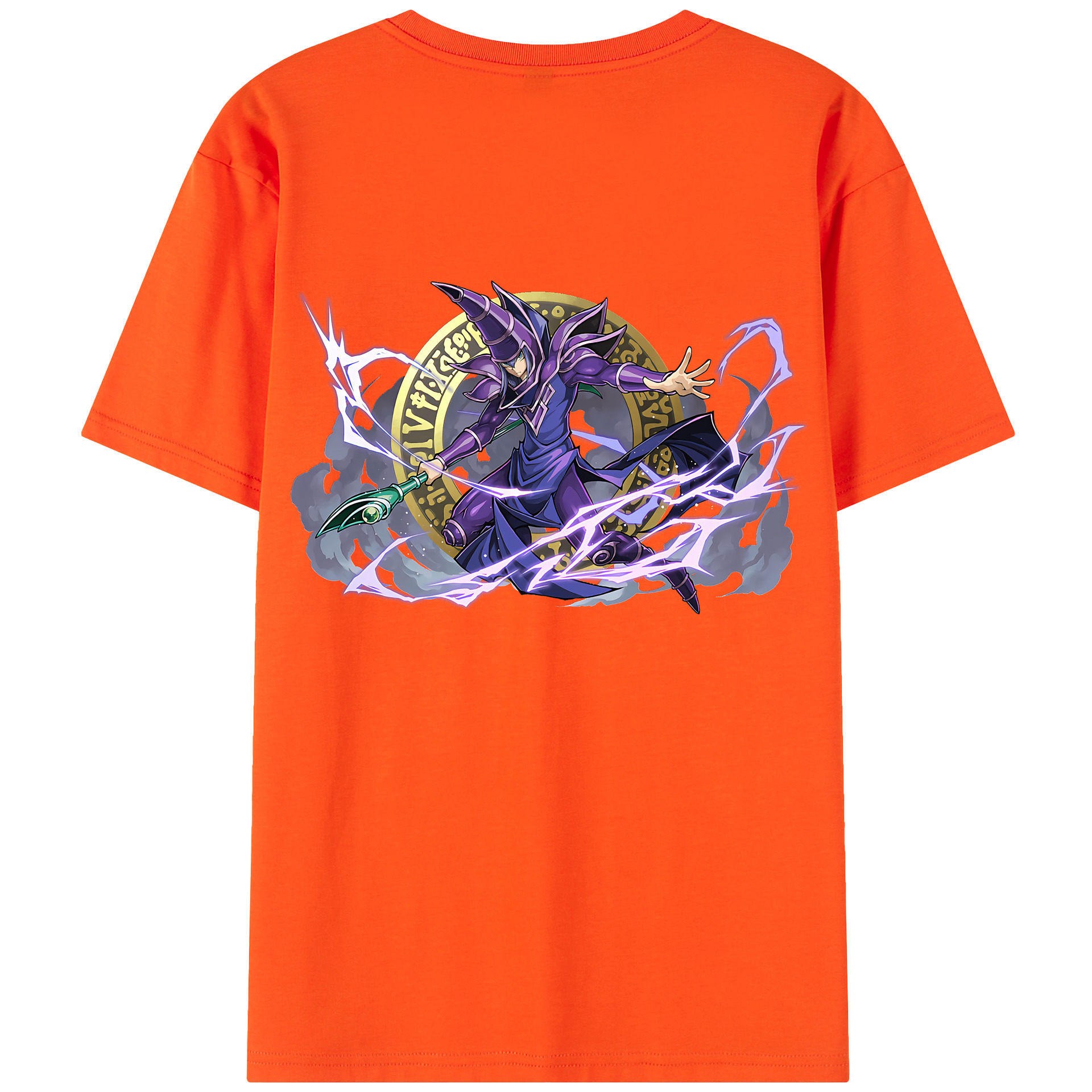 （画像用） 遊☆戯☆王 Yu-Gi-Oh! 綿100％半袖Tシャツ（背面プリント）