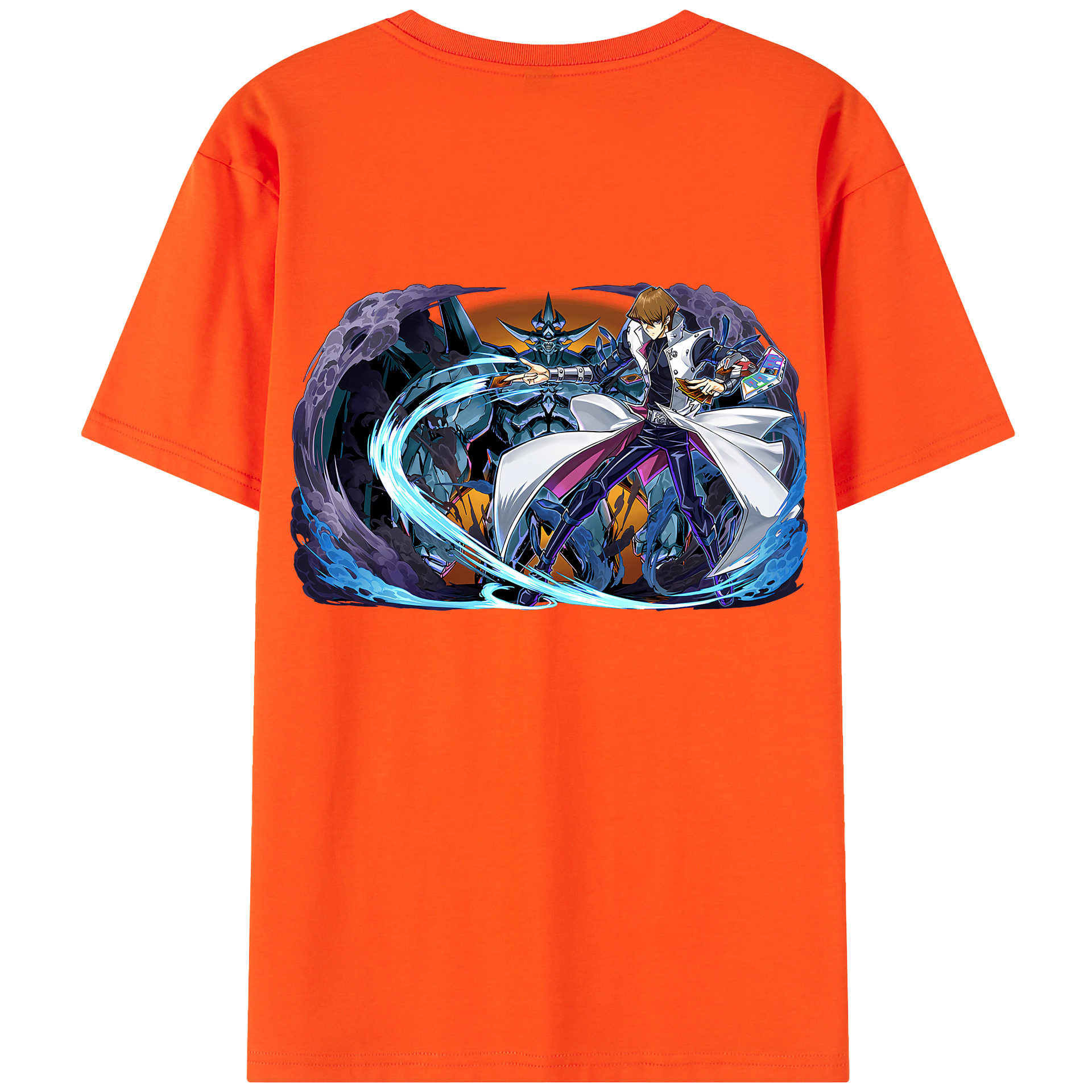 （画像用） 遊☆戯☆王 Yu-Gi-Oh! 綿100％半袖Tシャツ（背面プリント）