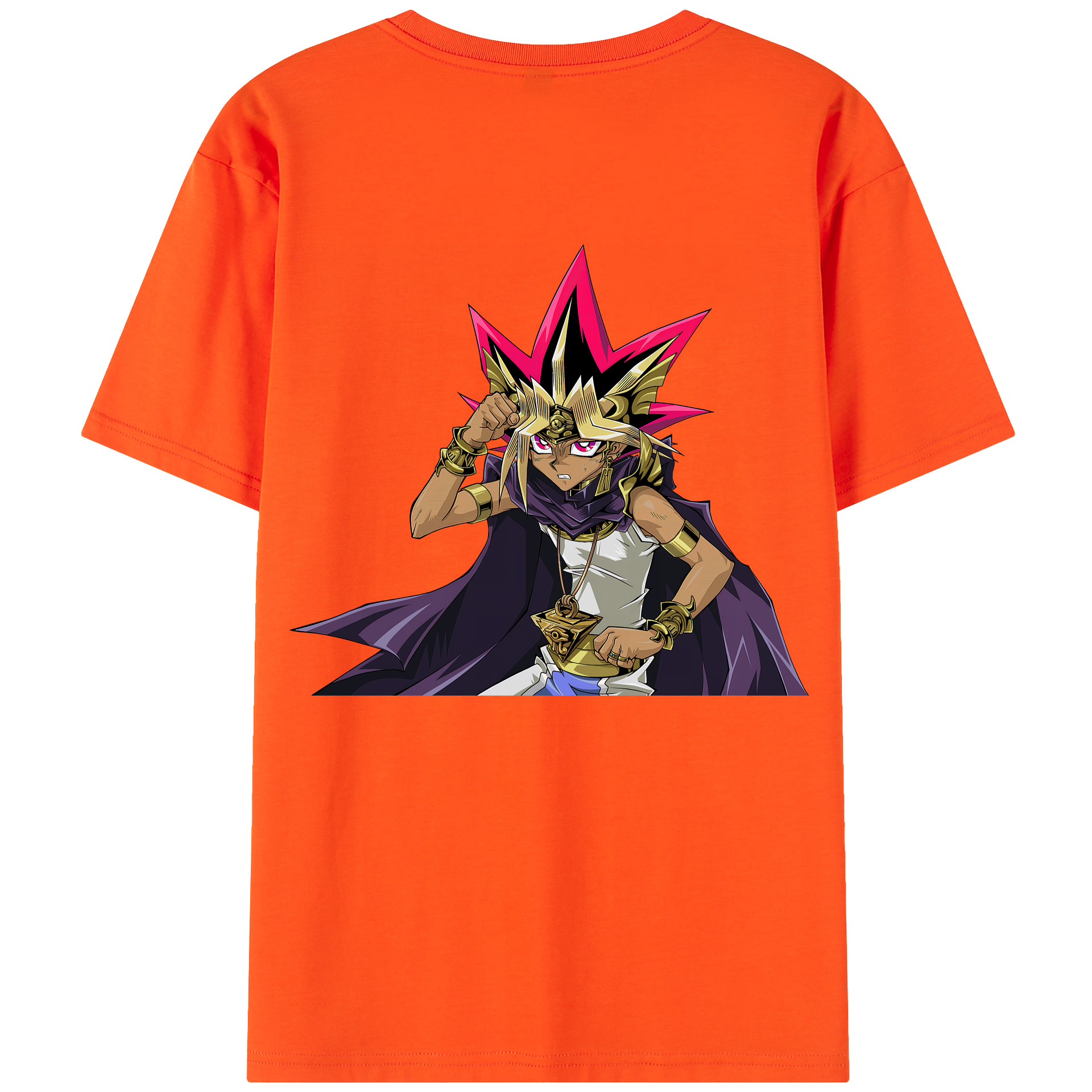 （画像用） 遊☆戯☆王 Yu-Gi-Oh! 綿100％半袖Tシャツ（背面プリント）