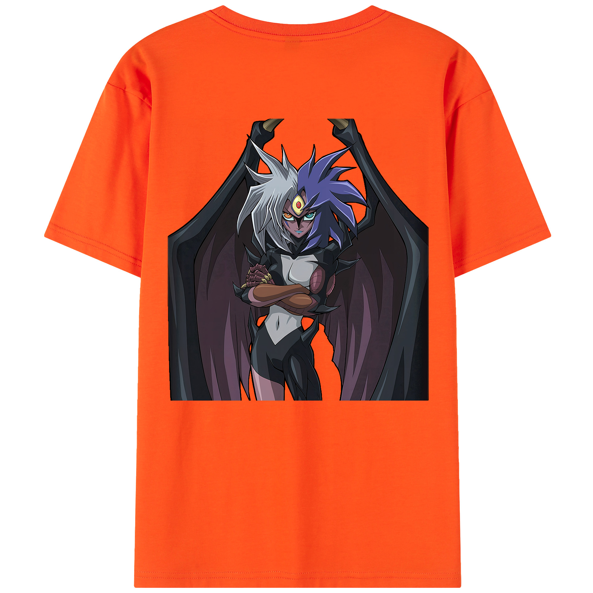 （画像用） 遊☆戯☆王 Yu-Gi-Oh! 綿100％半袖Tシャツ（背面プリント）