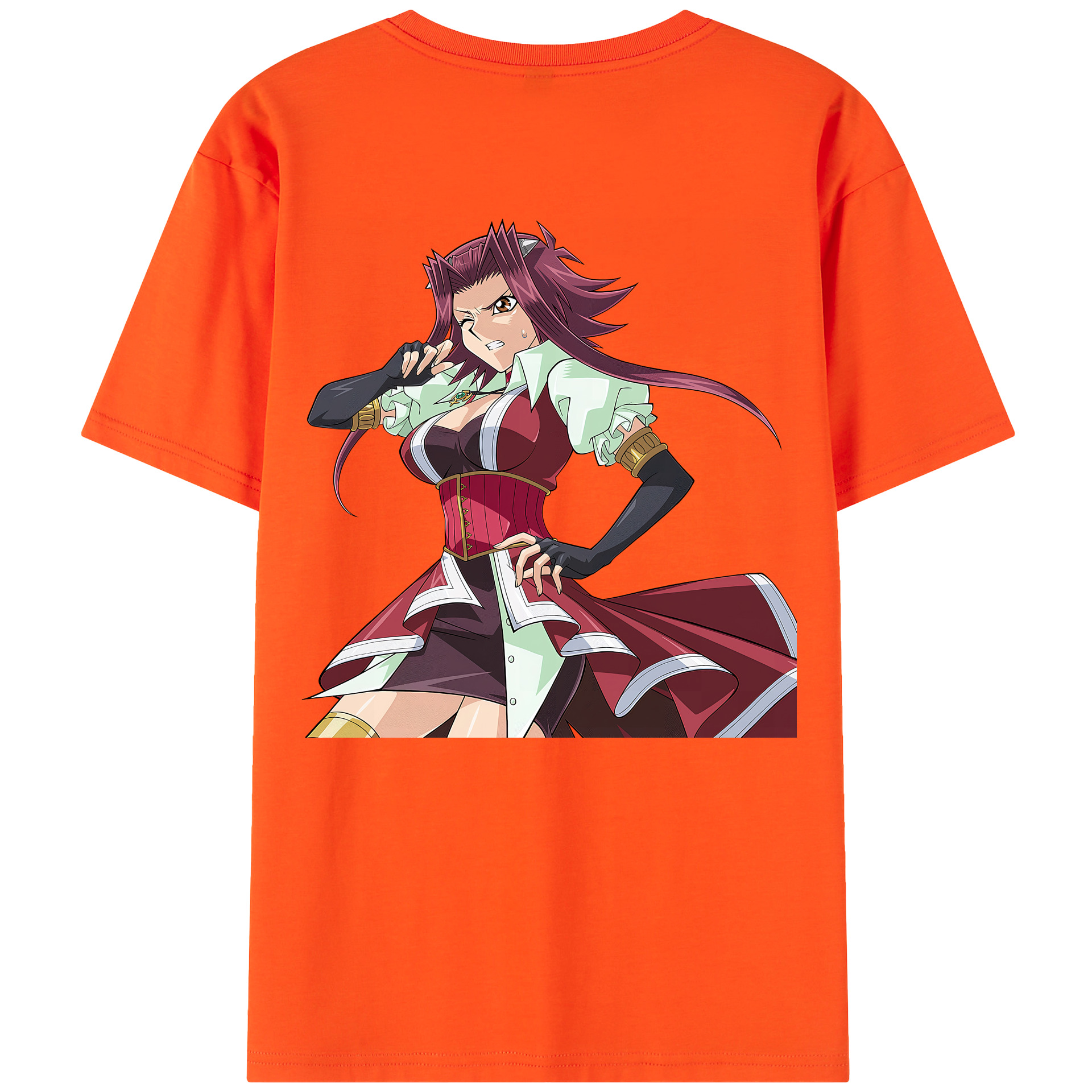 （画像用） 遊☆戯☆王 Yu-Gi-Oh! 綿100％半袖Tシャツ（背面プリント）