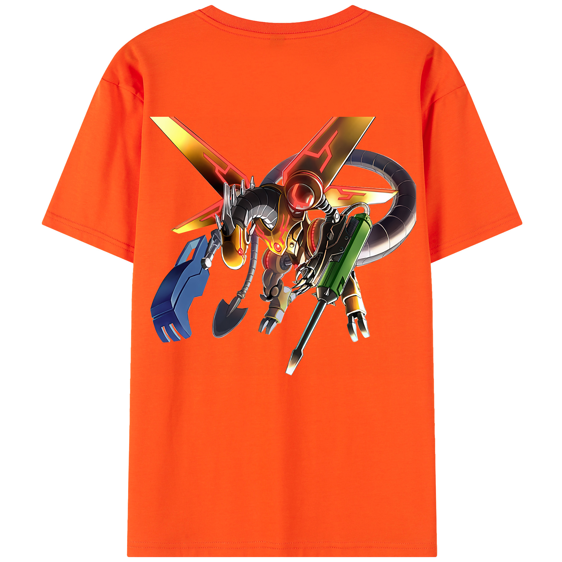 （画像用） 遊☆戯☆王 Yu-Gi-Oh! 綿100％半袖Tシャツ（背面プリント）