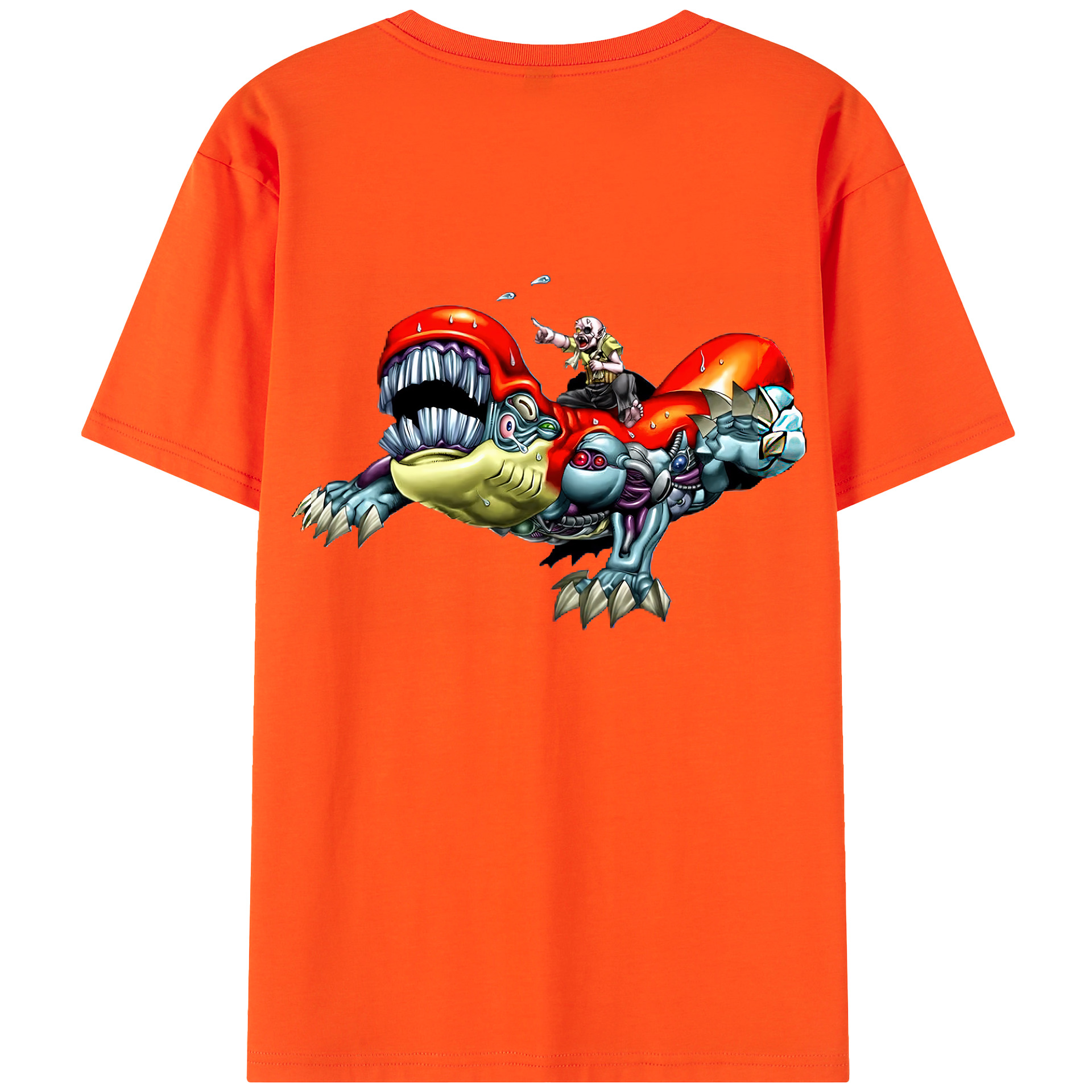 （画像用） 遊☆戯☆王 Yu-Gi-Oh! 綿100％半袖Tシャツ（背面プリント）