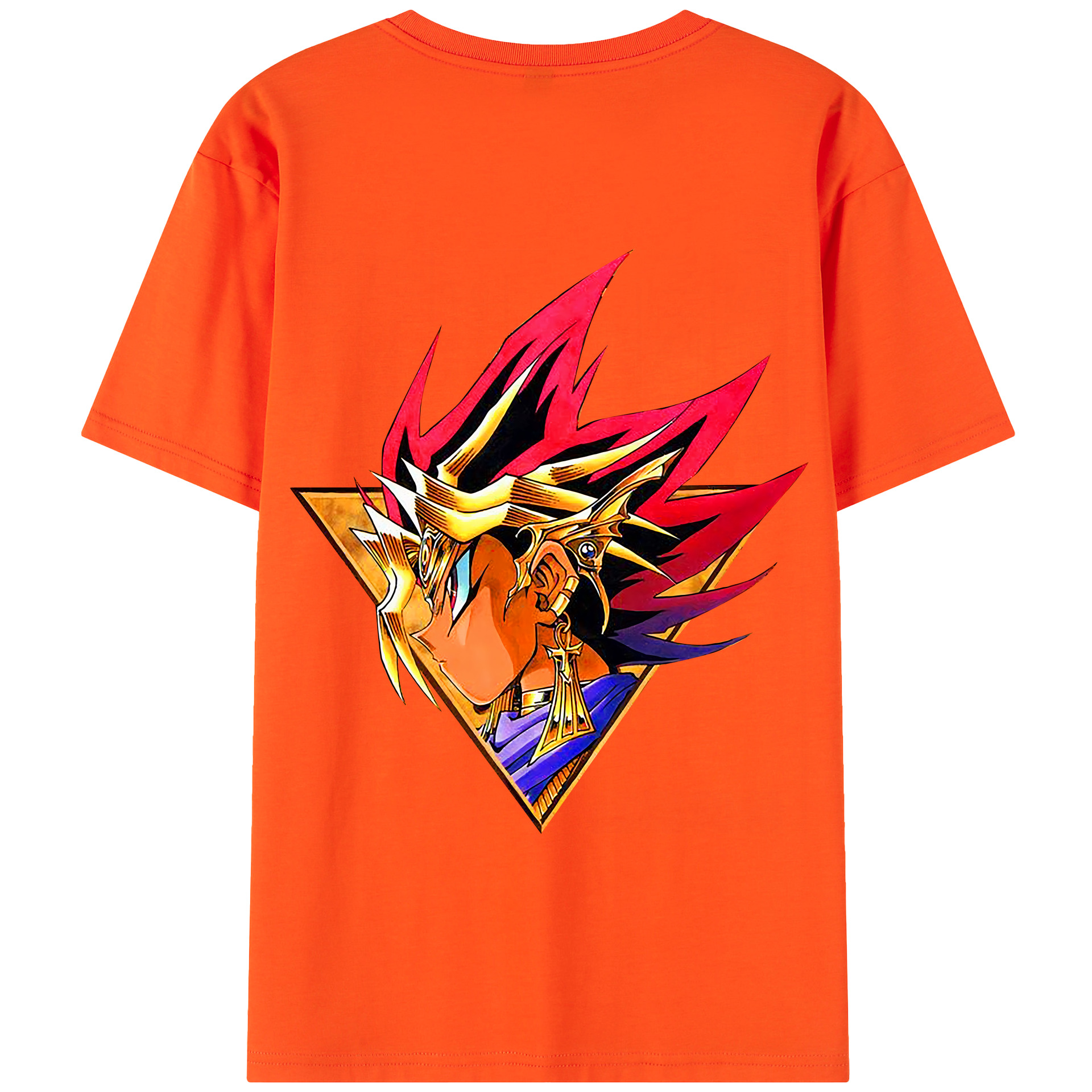 （画像用） 遊☆戯☆王 Yu-Gi-Oh! 綿100％半袖Tシャツ（背面プリント）