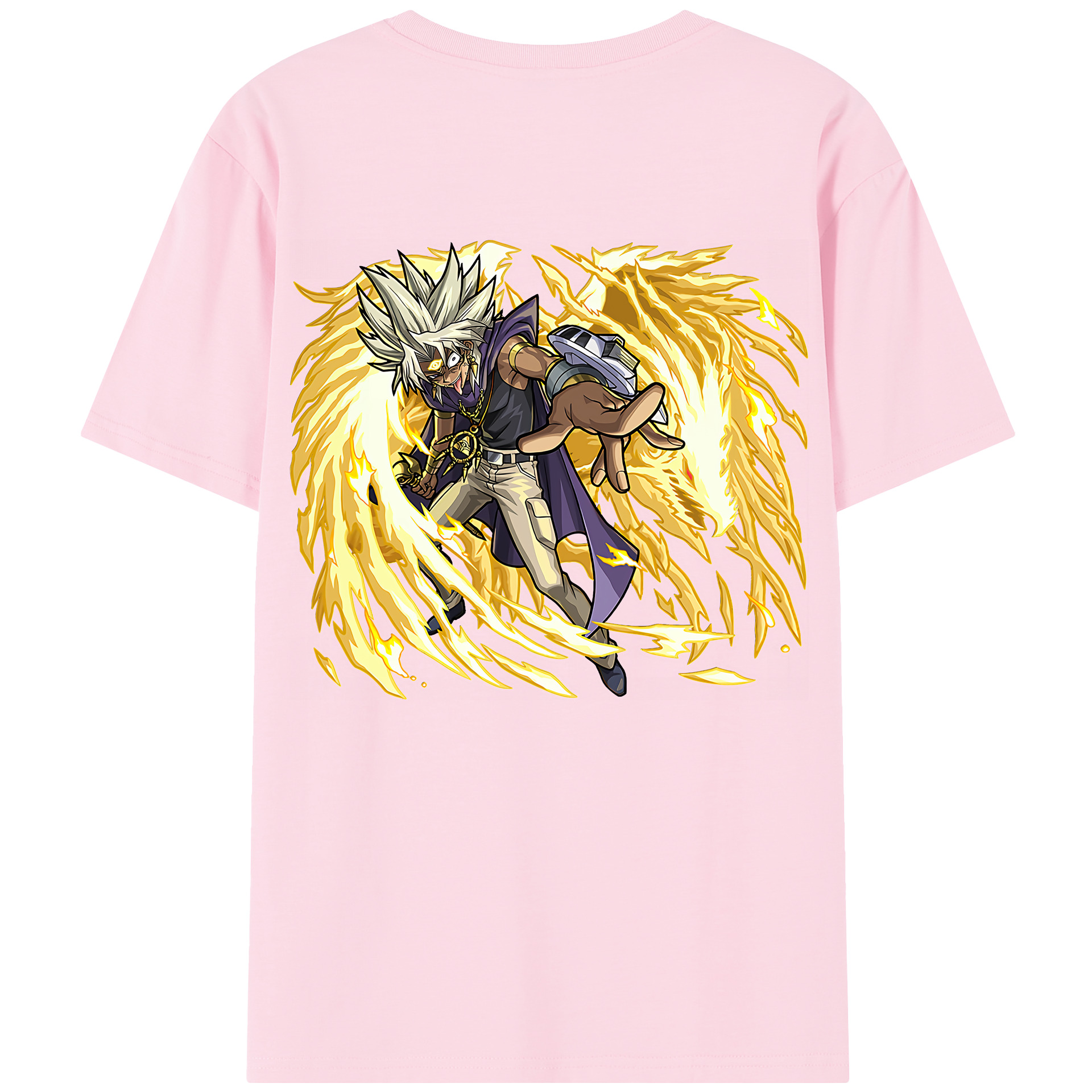 （画像用） 遊☆戯☆王 Yu-Gi-Oh! 綿100％半袖Tシャツ（背面プリント）