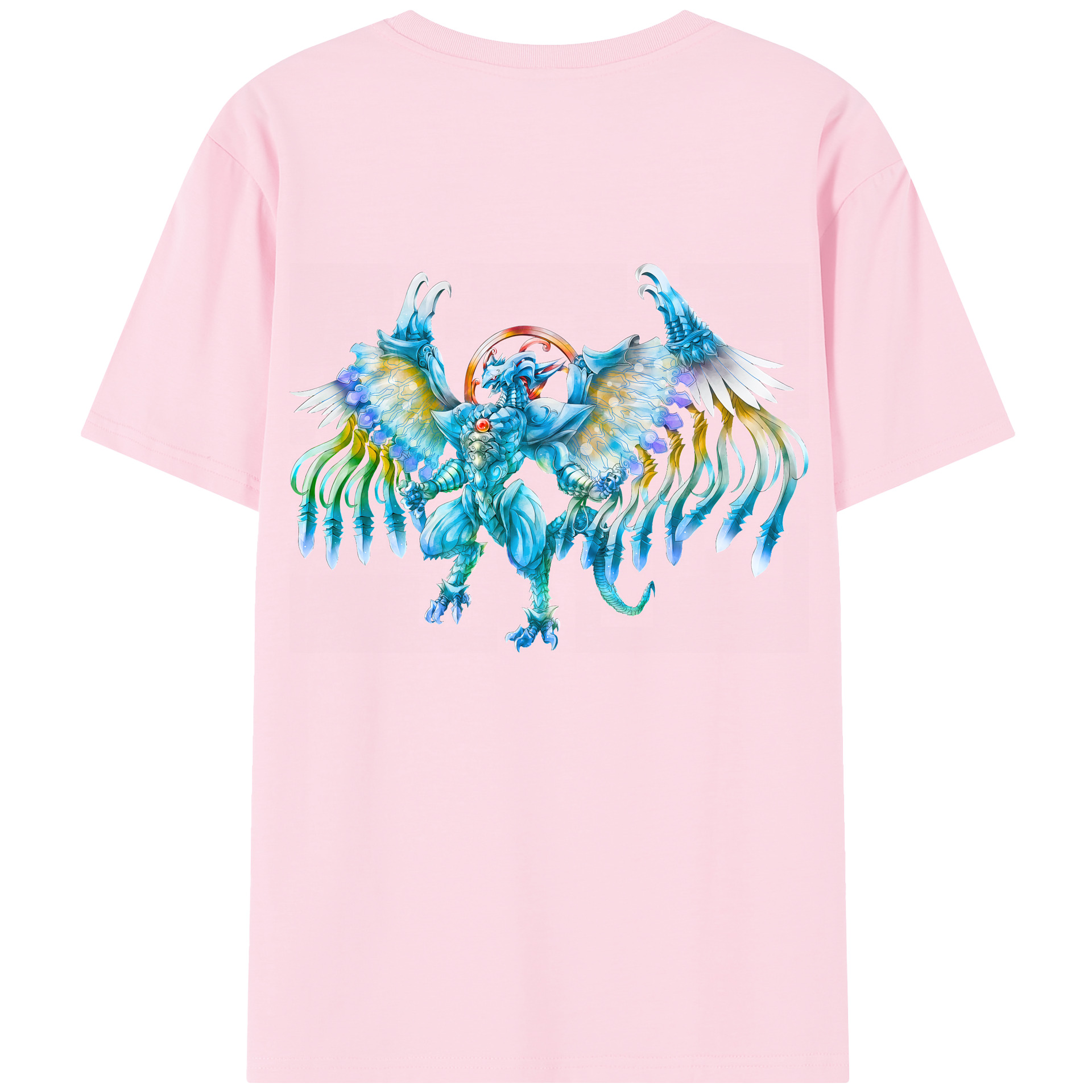 （画像用） 遊☆戯☆王 Yu-Gi-Oh! 綿100％半袖Tシャツ（背面プリント）