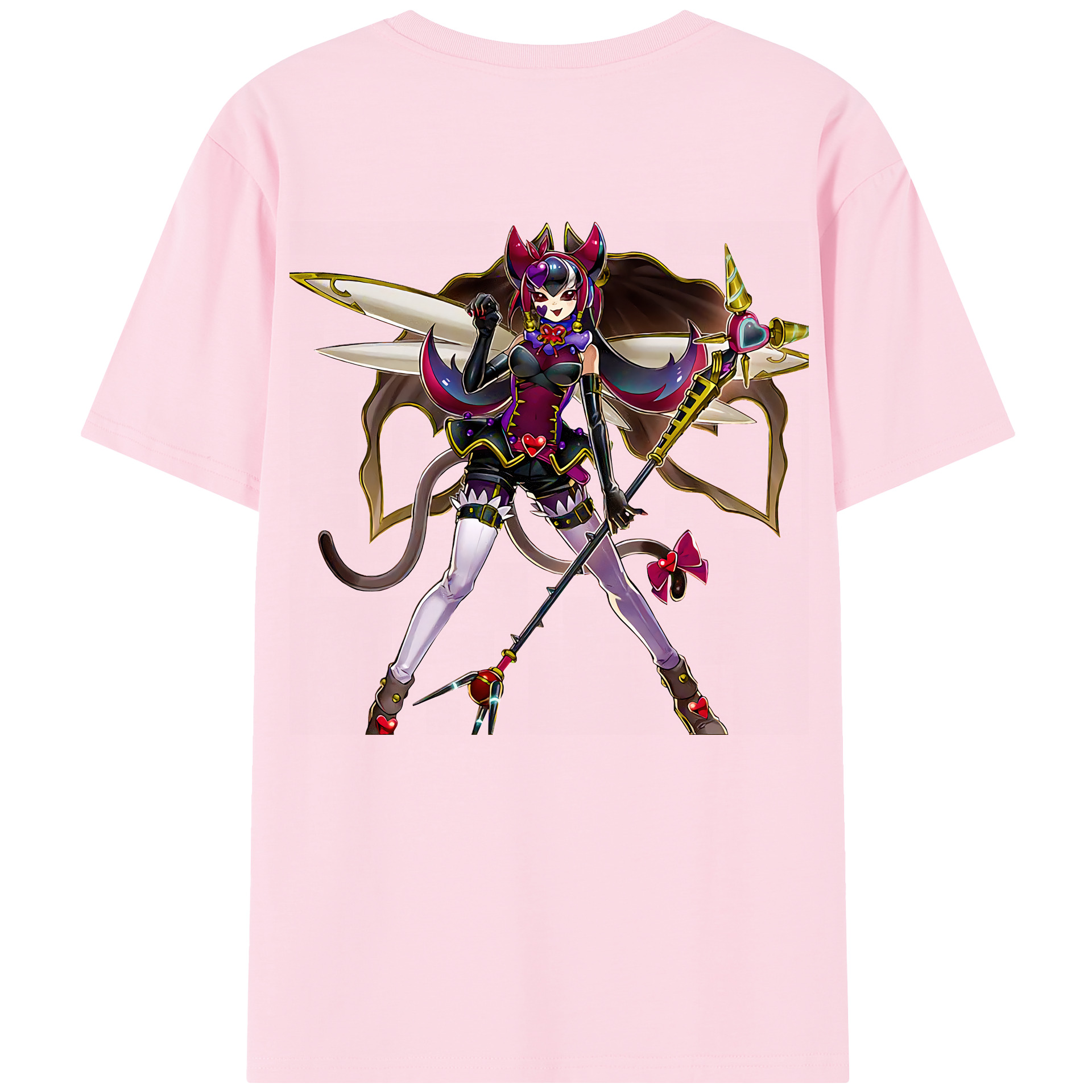 （画像用） 遊☆戯☆王 Yu-Gi-Oh! 綿100％半袖Tシャツ（背面プリント）