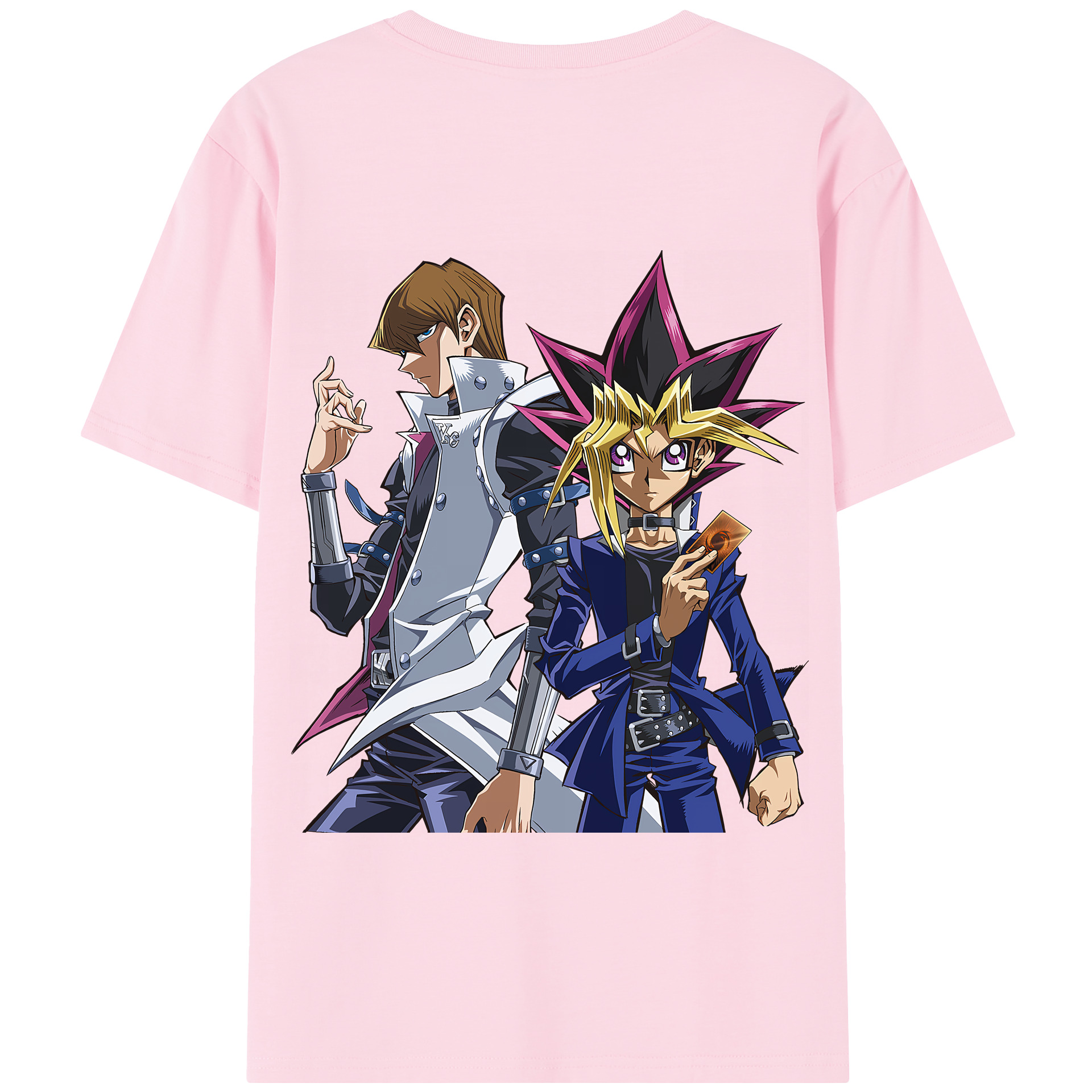 （画像用） 遊☆戯☆王 Yu-Gi-Oh! 綿100％半袖Tシャツ（背面プリント）