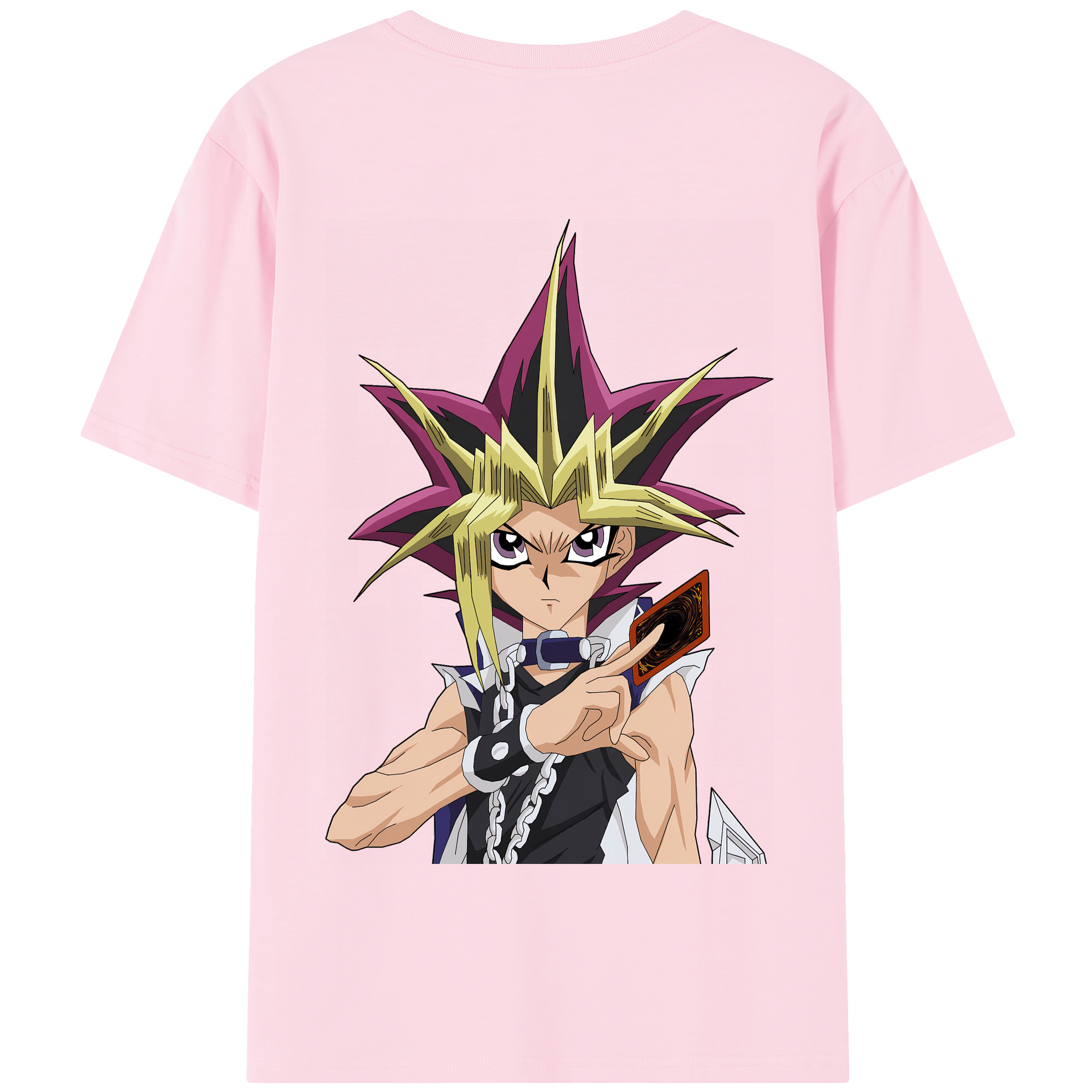 （画像用） 遊☆戯☆王 Yu-Gi-Oh! 綿100％半袖Tシャツ（背面プリント）