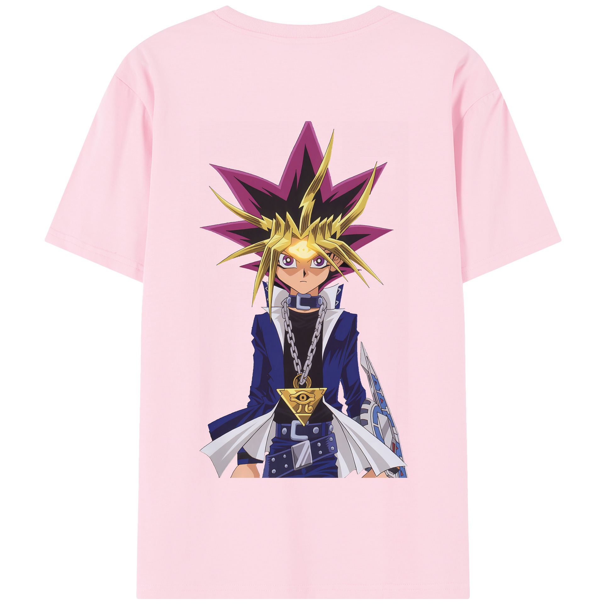 （画像用） 遊☆戯☆王 Yu-Gi-Oh! 綿100％半袖Tシャツ（背面プリント）