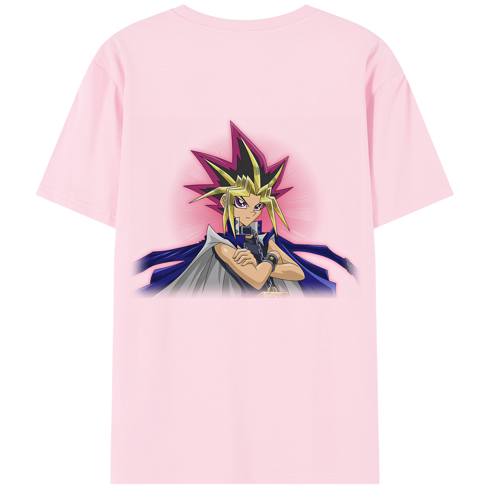 （画像用） 遊☆戯☆王 Yu-Gi-Oh! 綿100％半袖Tシャツ（背面プリント）