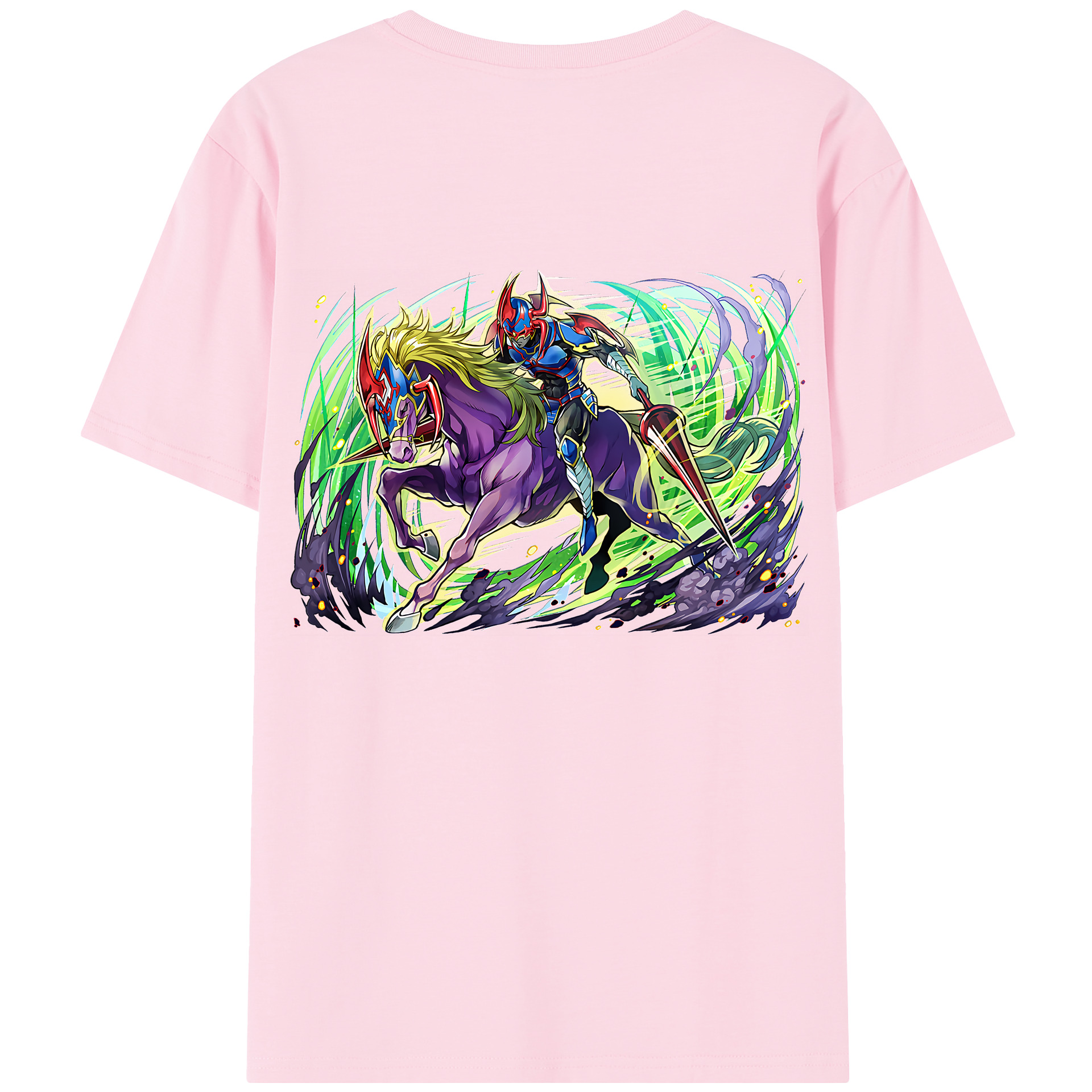 （画像用） 遊☆戯☆王 Yu-Gi-Oh! 綿100％半袖Tシャツ（背面プリント）