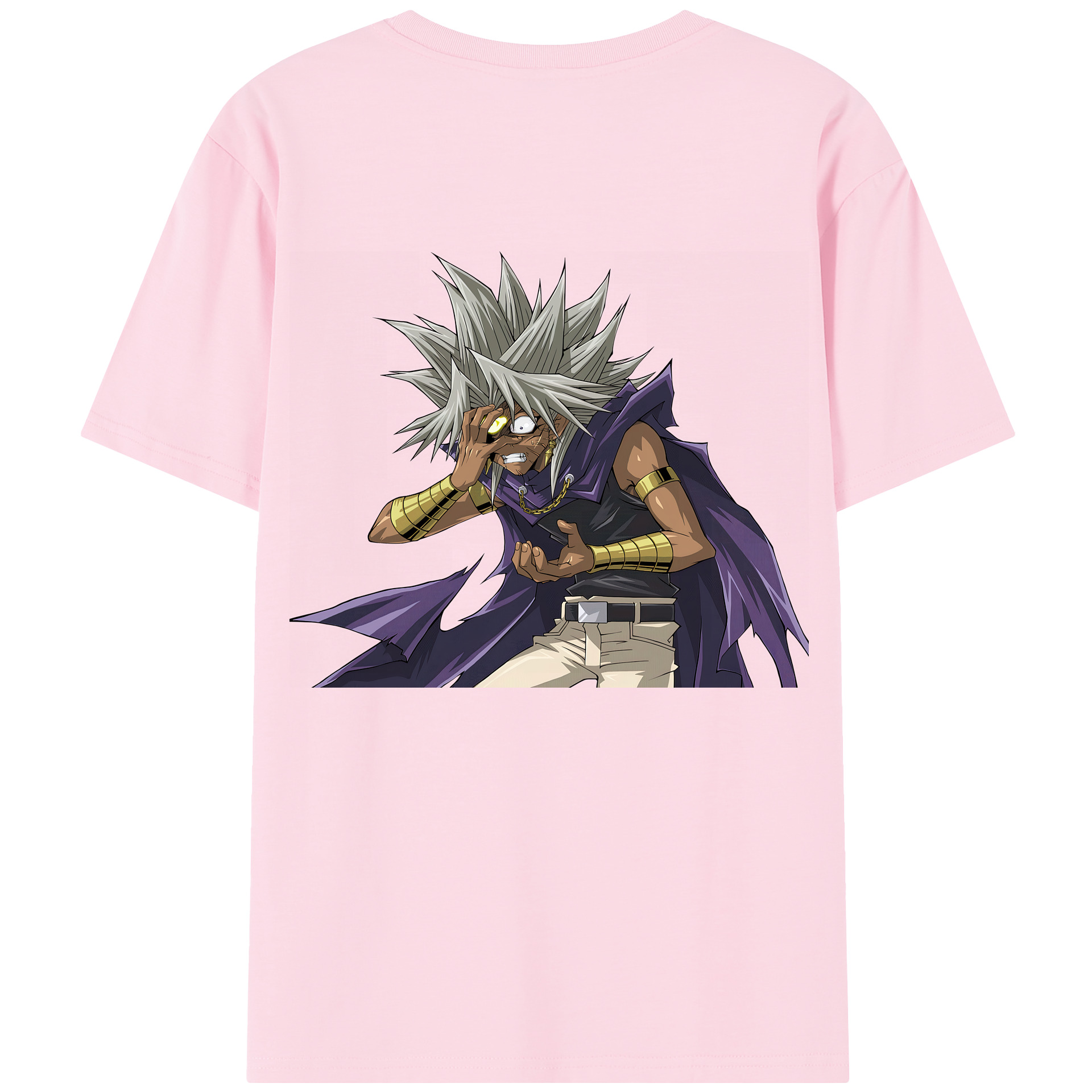 （画像用） 遊☆戯☆王 Yu-Gi-Oh! 綿100％半袖Tシャツ（背面プリント）