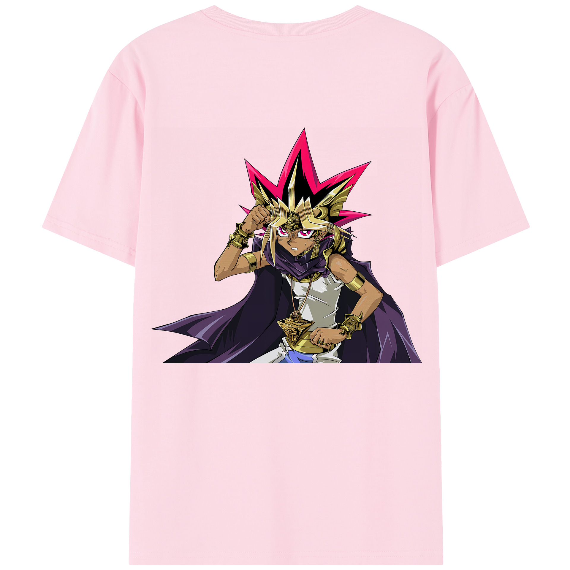 （画像用） 遊☆戯☆王 Yu-Gi-Oh! 綿100％半袖Tシャツ（背面プリント）