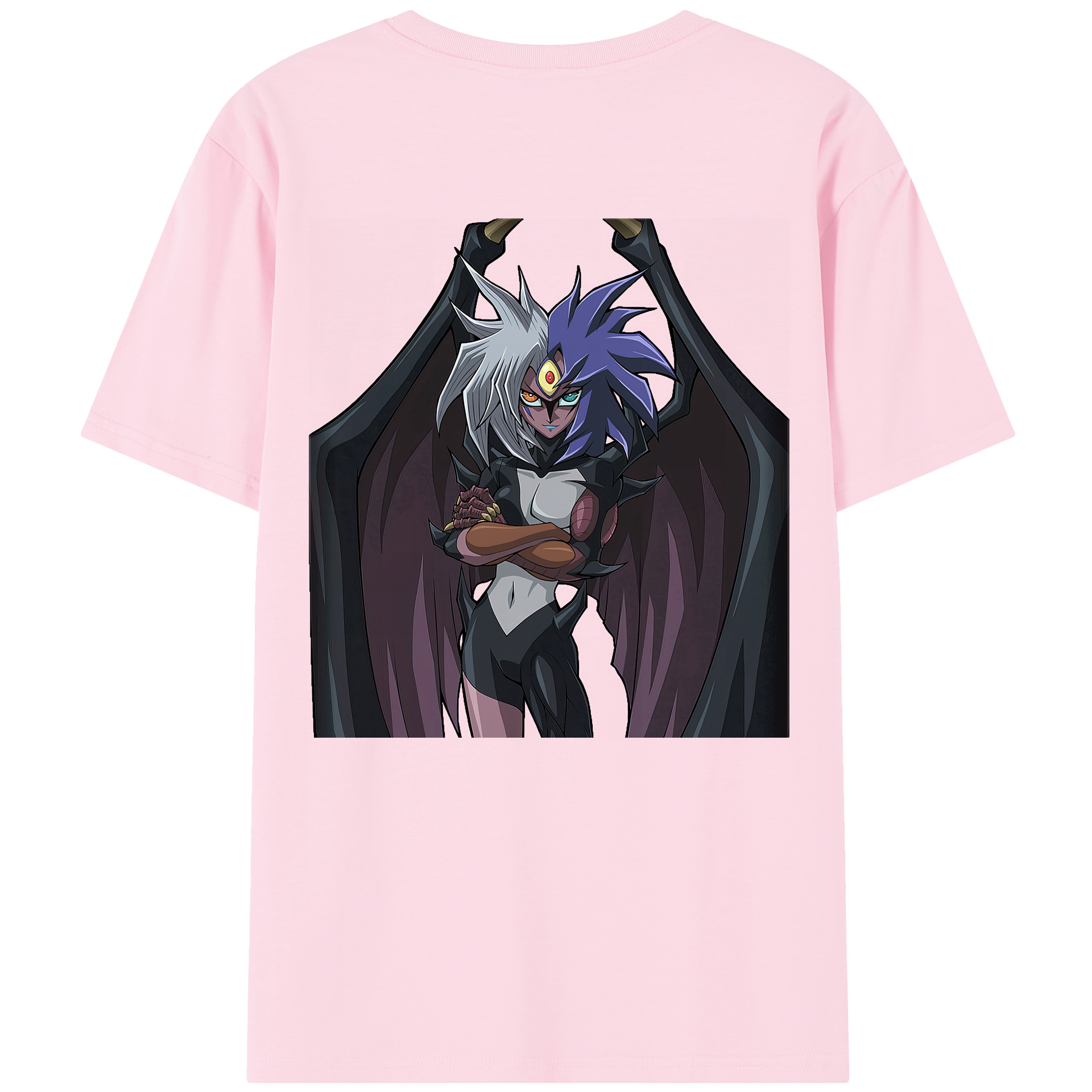 （画像用） 遊☆戯☆王 Yu-Gi-Oh! 綿100％半袖Tシャツ（背面プリント）