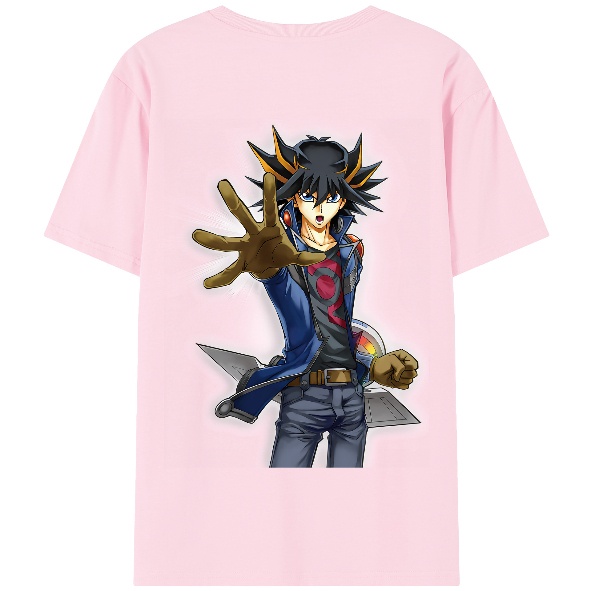 （画像用） 遊☆戯☆王 Yu-Gi-Oh! 綿100％半袖Tシャツ（背面プリント）