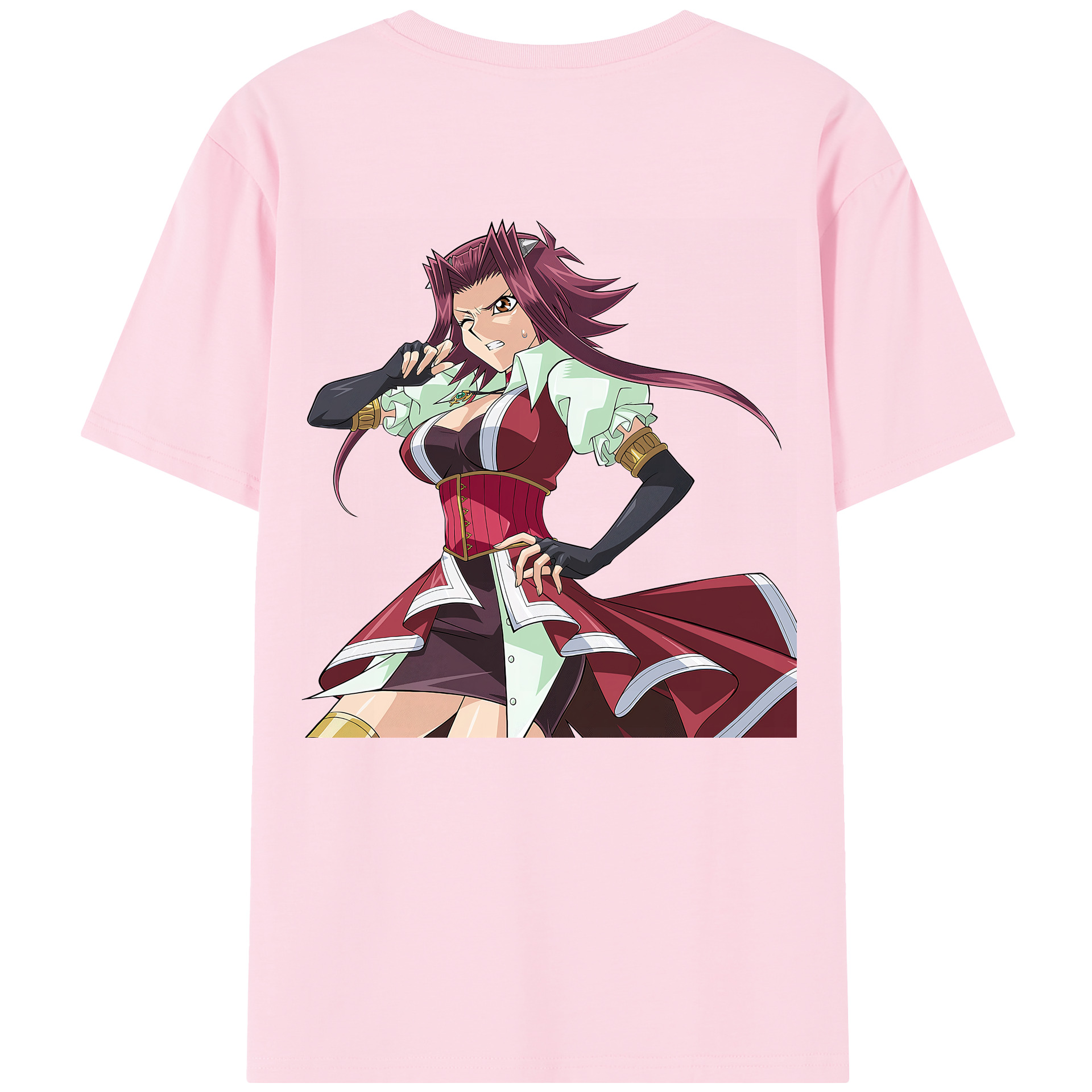 （画像用） 遊☆戯☆王 Yu-Gi-Oh! 綿100％半袖Tシャツ（背面プリント）