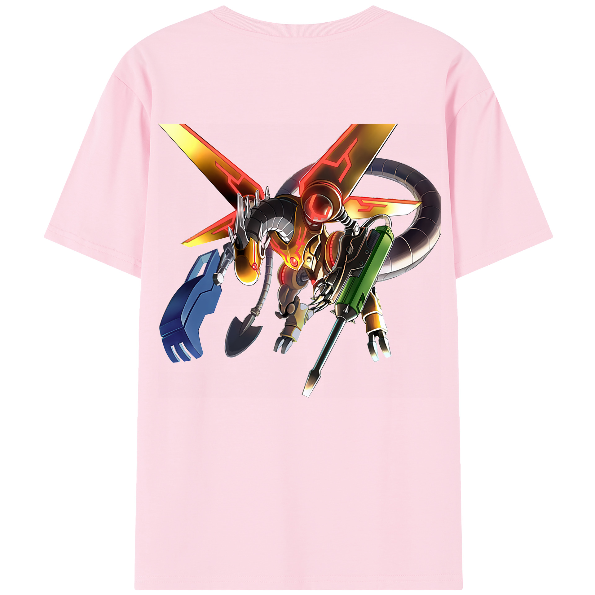 （画像用） 遊☆戯☆王 Yu-Gi-Oh! 綿100％半袖Tシャツ（背面プリント）