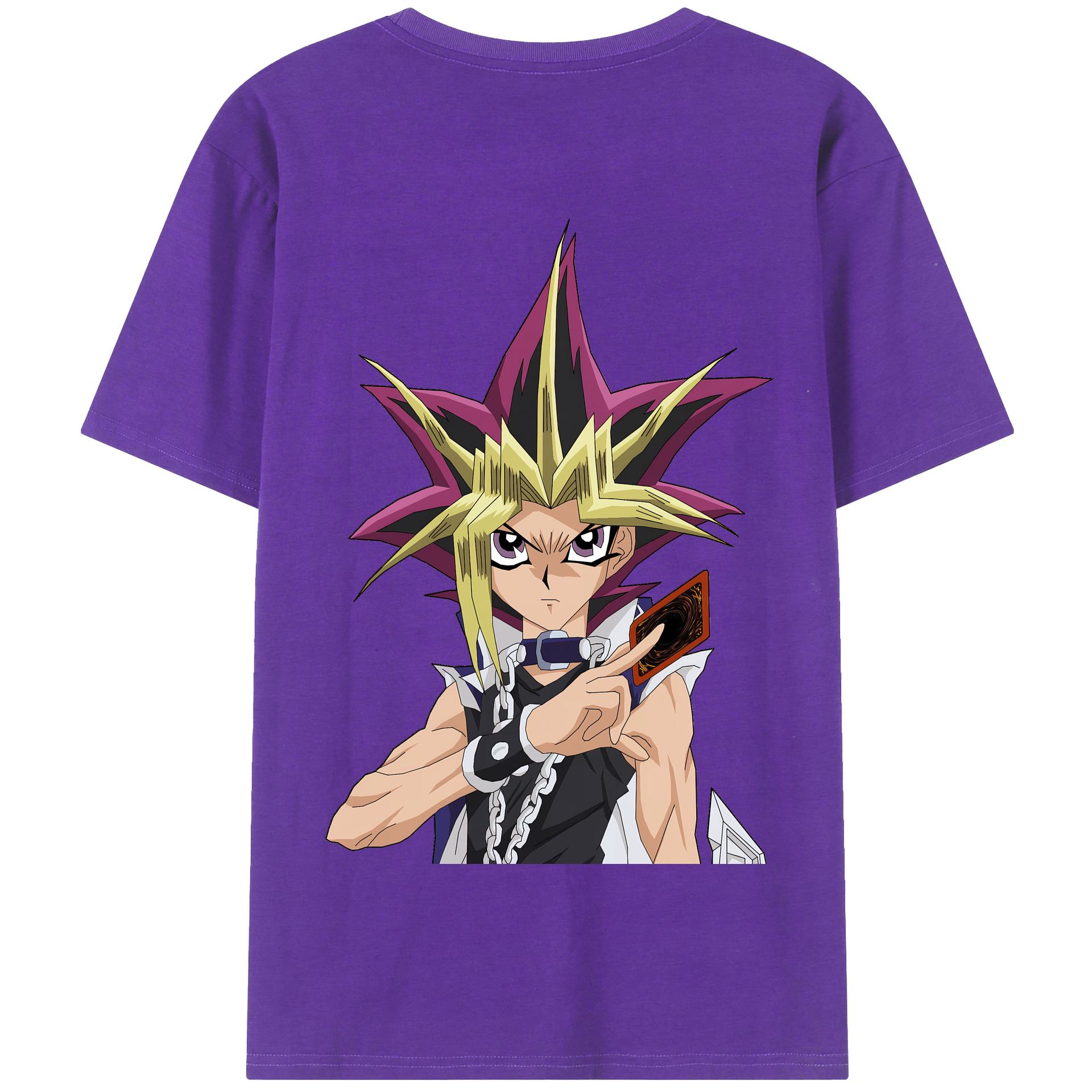 （画像用） 遊☆戯☆王 Yu-Gi-Oh! 綿100％半袖Tシャツ（背面プリント）