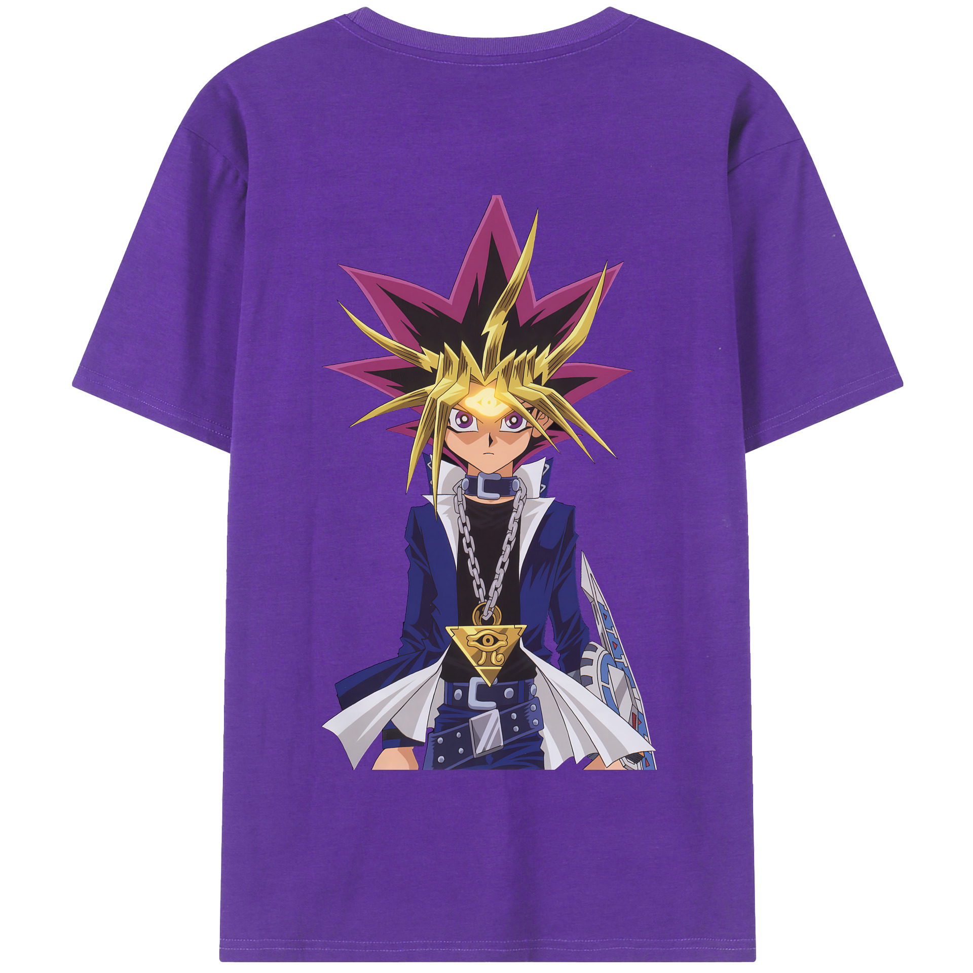 （画像用） 遊☆戯☆王 Yu-Gi-Oh! 綿100％半袖Tシャツ（背面プリント）