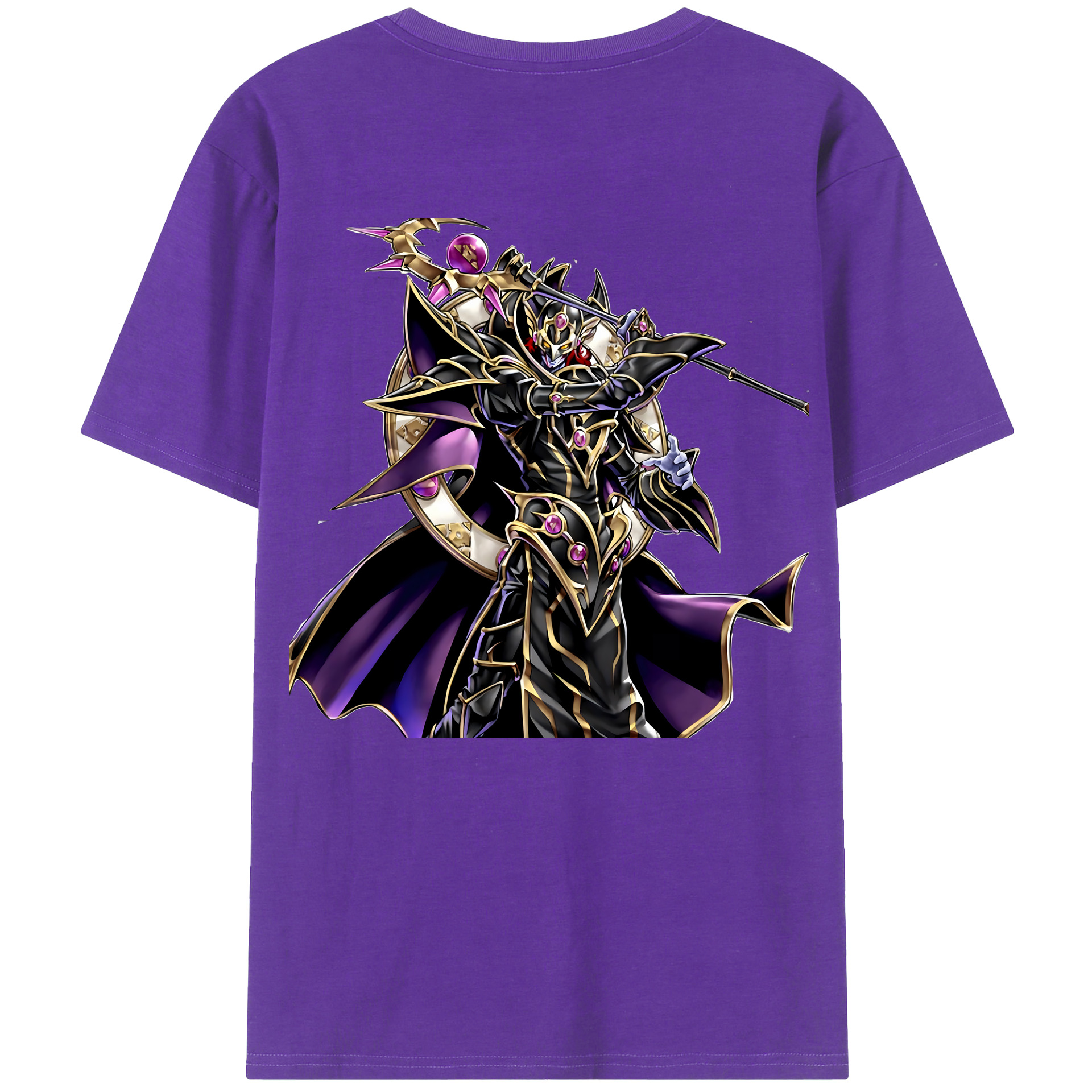 （画像用） 遊☆戯☆王 Yu-Gi-Oh! 綿100％半袖Tシャツ（背面プリント）
