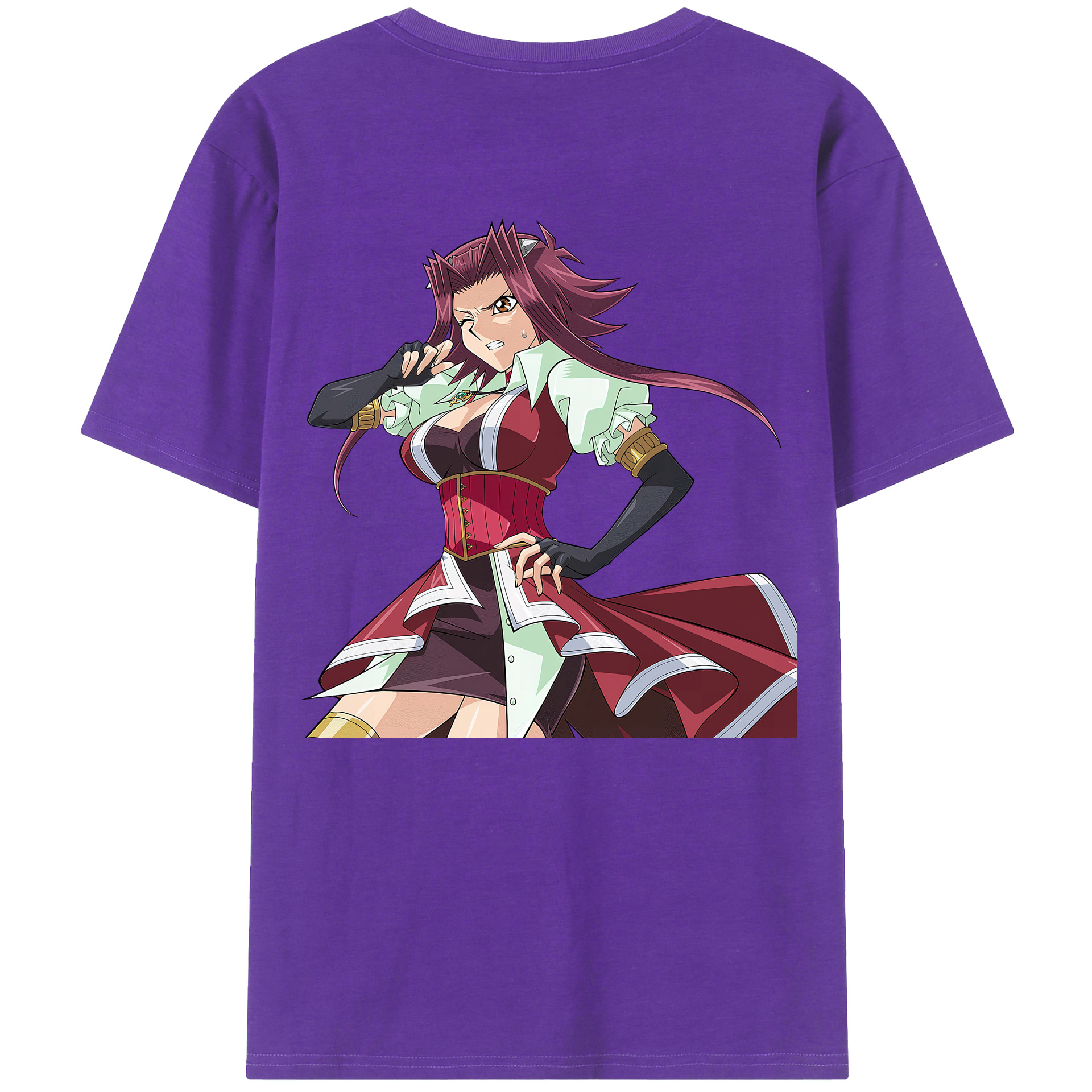 （画像用） 遊☆戯☆王 Yu-Gi-Oh! 綿100％半袖Tシャツ（背面プリント）
