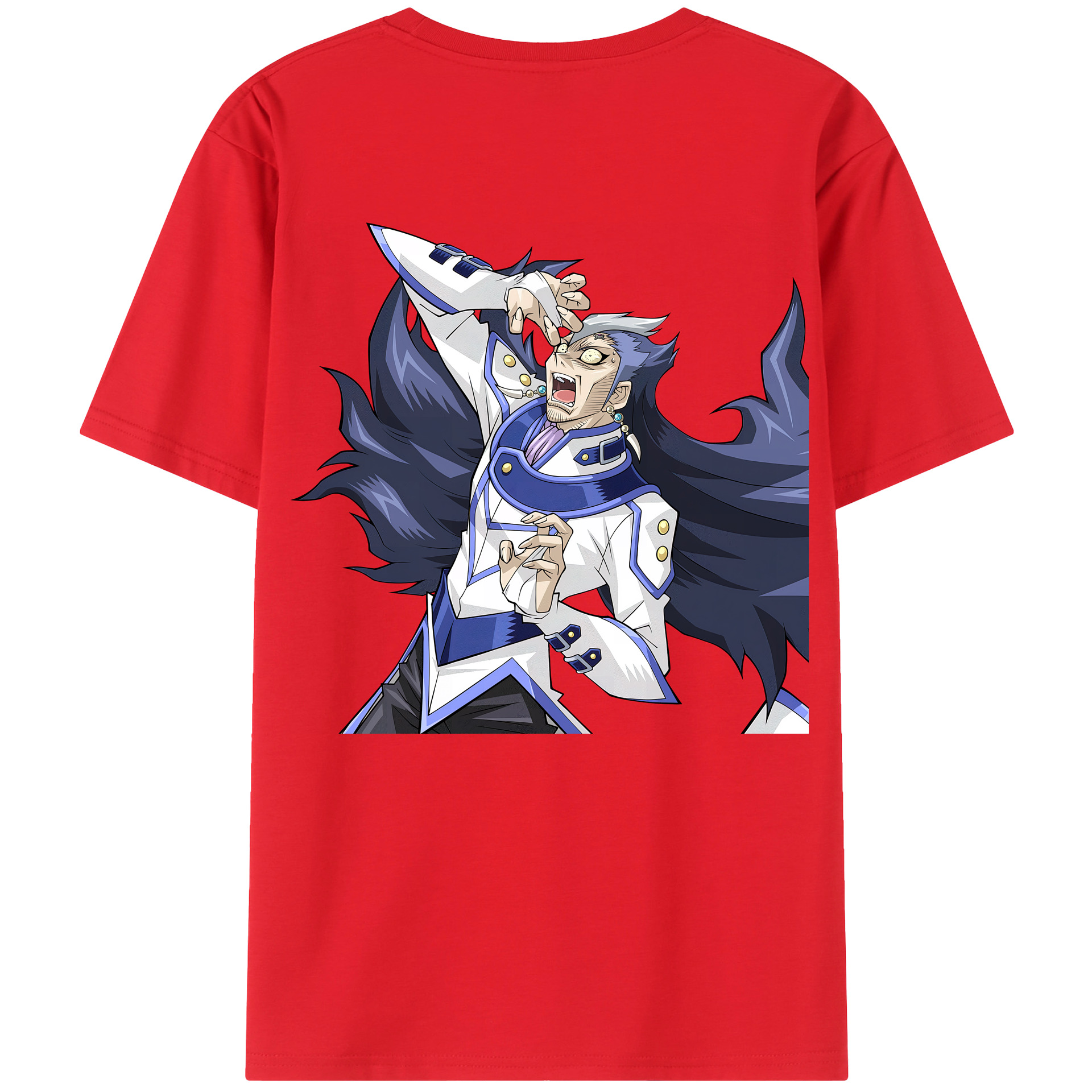（画像用） 遊☆戯☆王 Yu-Gi-Oh! 綿100％半袖Tシャツ（背面プリント）
