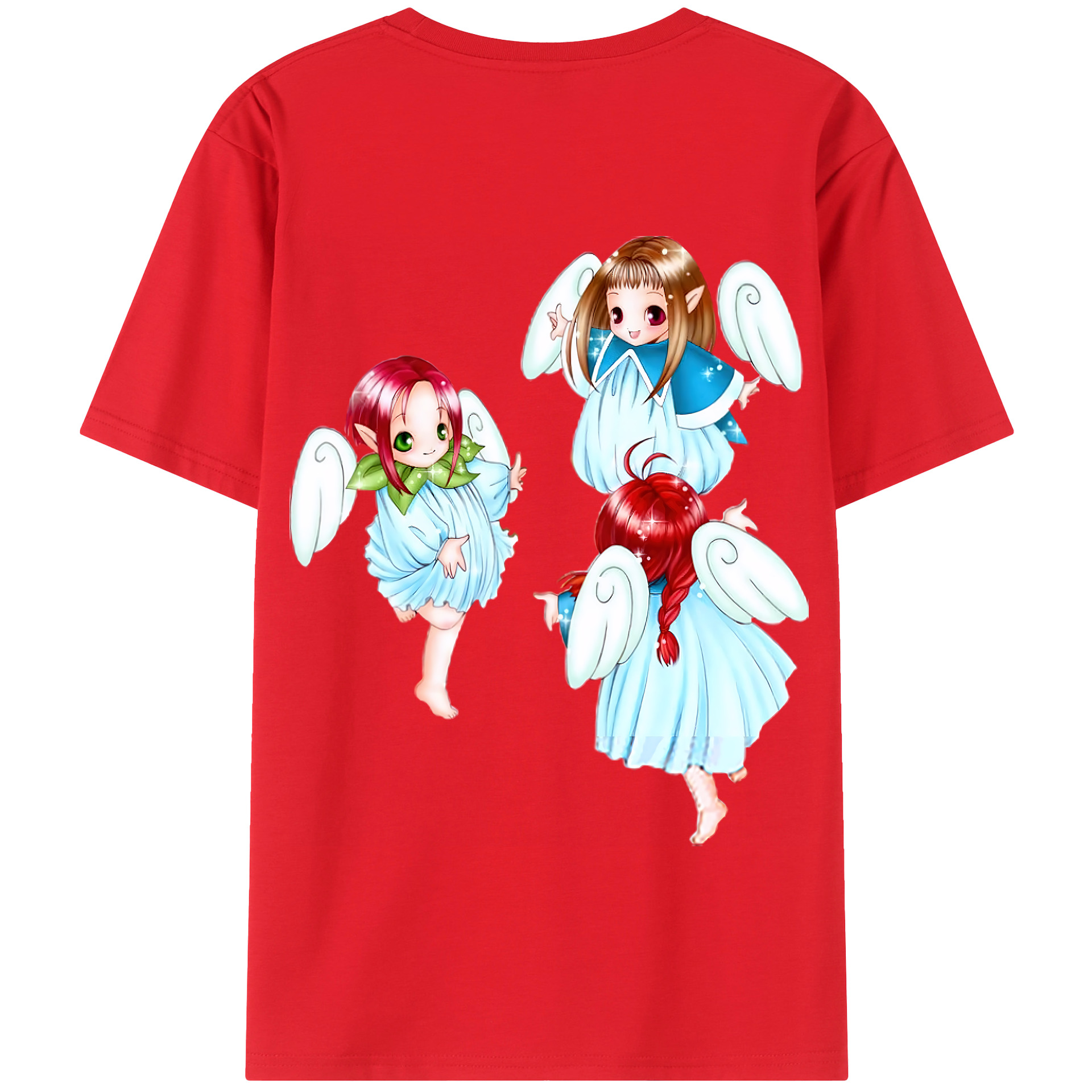 （画像用） 遊☆戯☆王 Yu-Gi-Oh! 綿100％半袖Tシャツ（背面プリント）