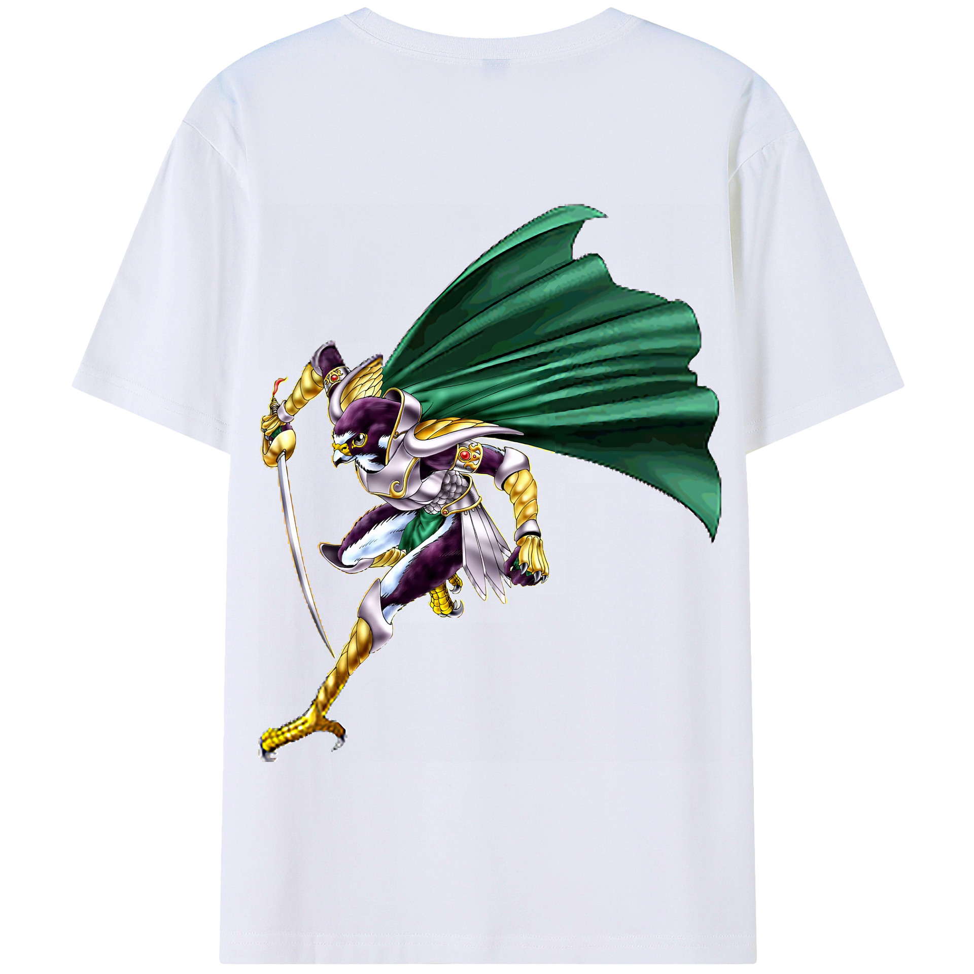 （画像用） 遊☆戯☆王 Yu-Gi-Oh! 綿100％半袖Tシャツ（背面プリント）