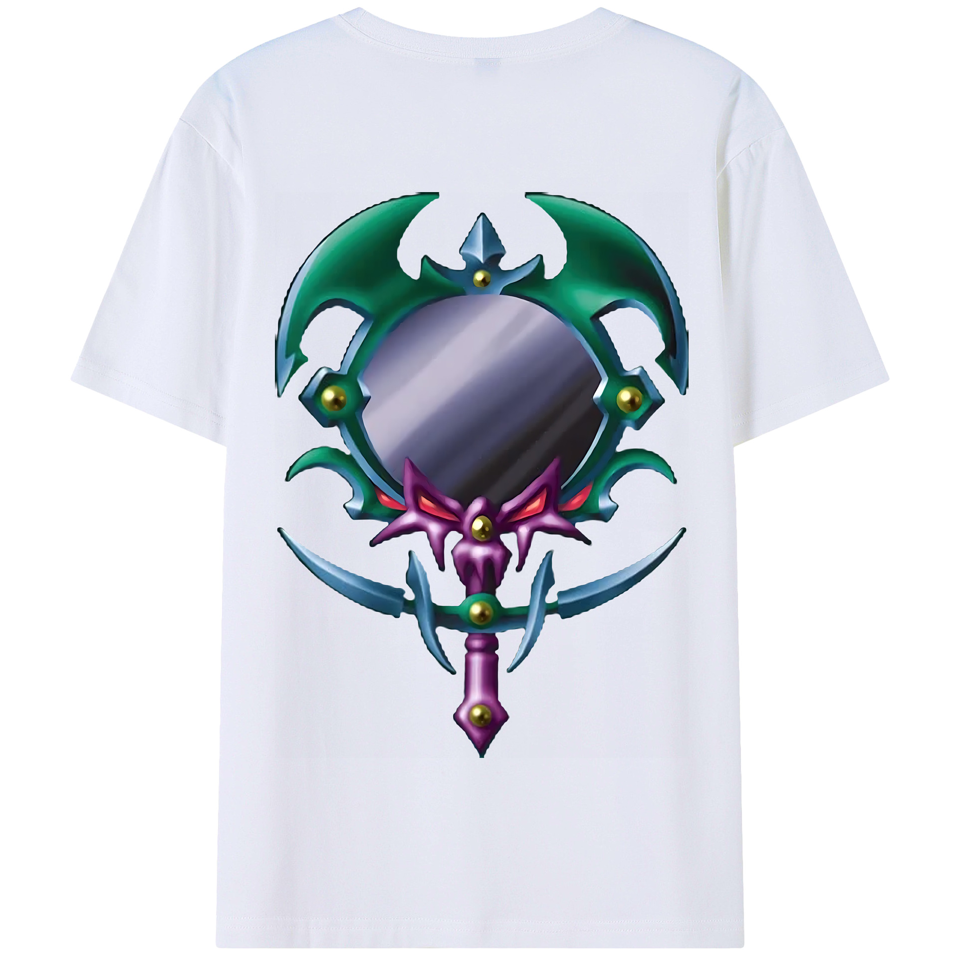 （画像用） 遊☆戯☆王 Yu-Gi-Oh! 綿100％半袖Tシャツ（背面プリント）