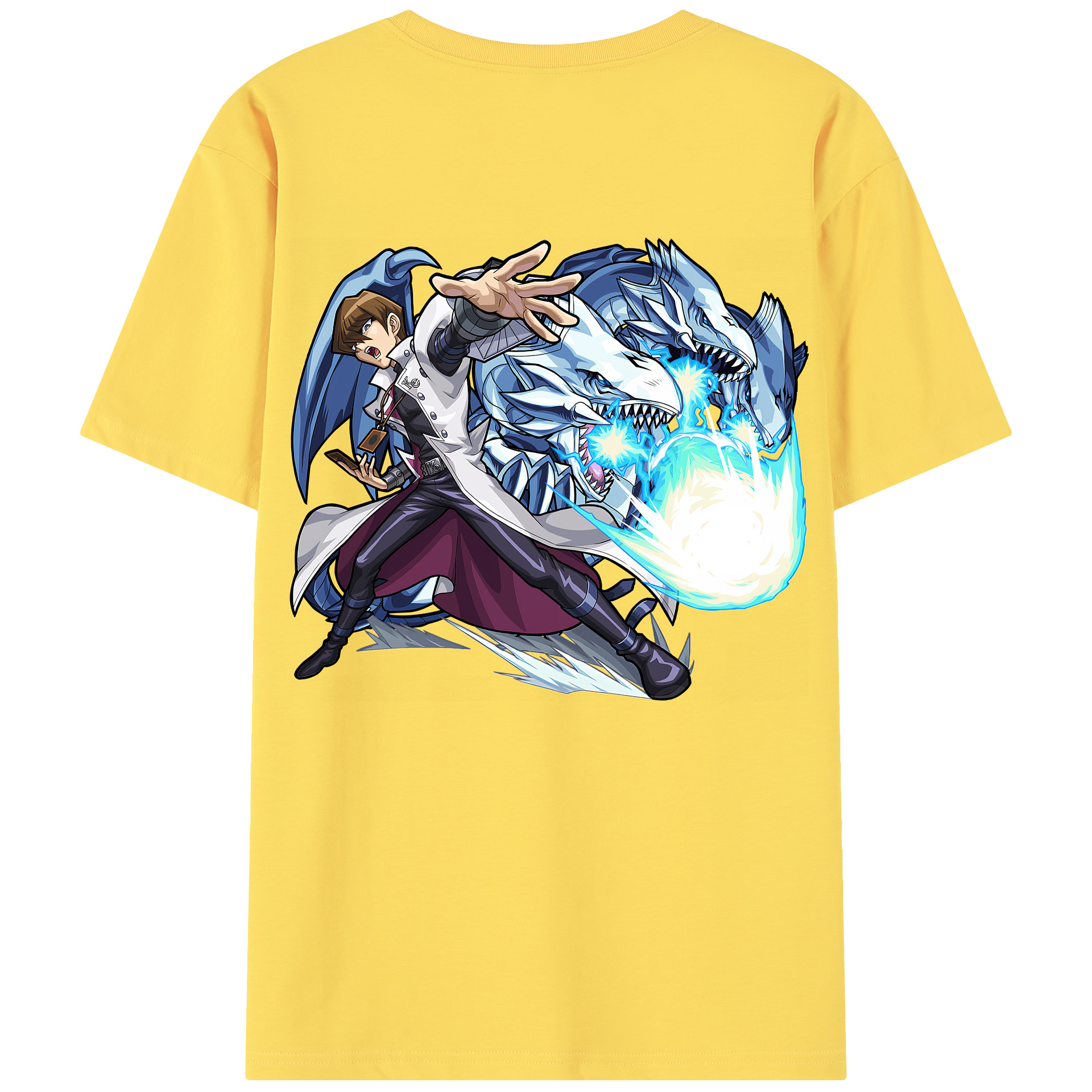（画像用） 遊☆戯☆王 Yu-Gi-Oh! 綿100％半袖Tシャツ（背面プリント）