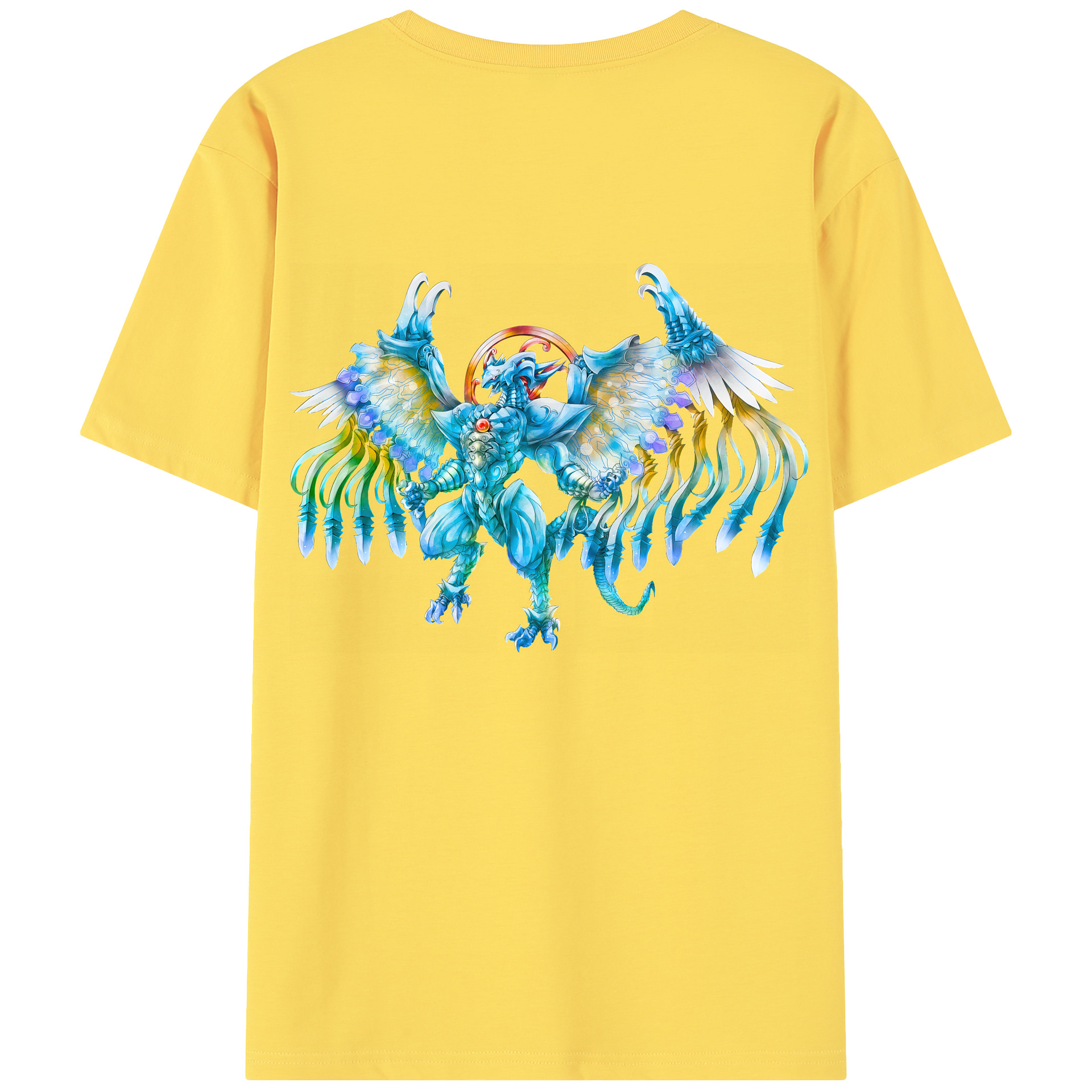（画像用） 遊☆戯☆王 Yu-Gi-Oh! 綿100％半袖Tシャツ（背面プリント）
