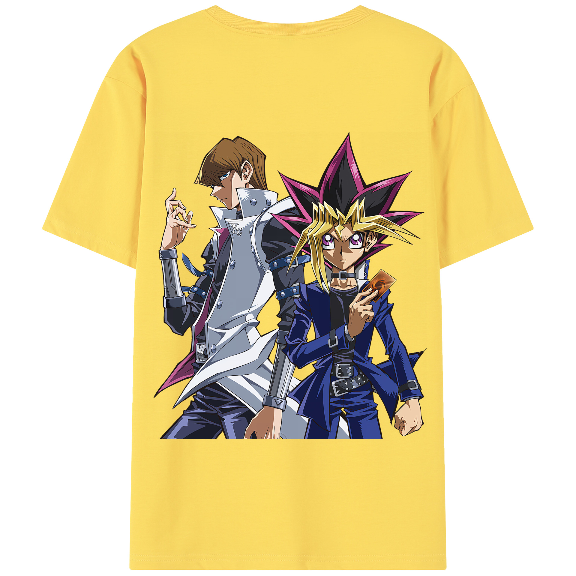 （画像用） 遊☆戯☆王 Yu-Gi-Oh! 綿100％半袖Tシャツ（背面プリント）