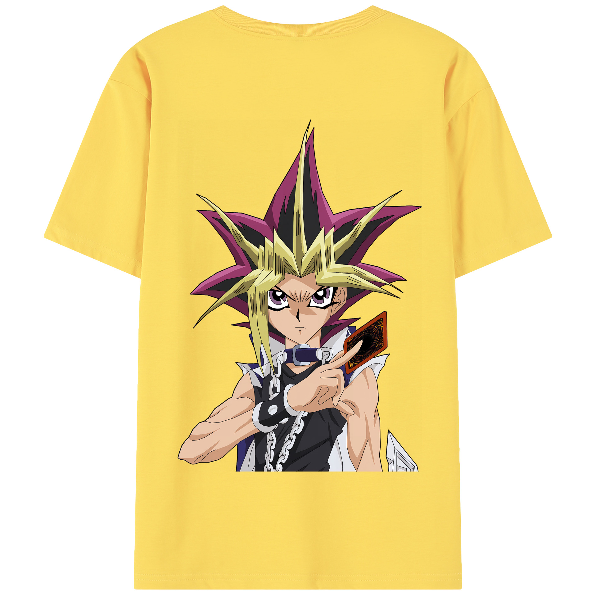 （画像用） 遊☆戯☆王 Yu-Gi-Oh! 綿100％半袖Tシャツ（背面プリント）