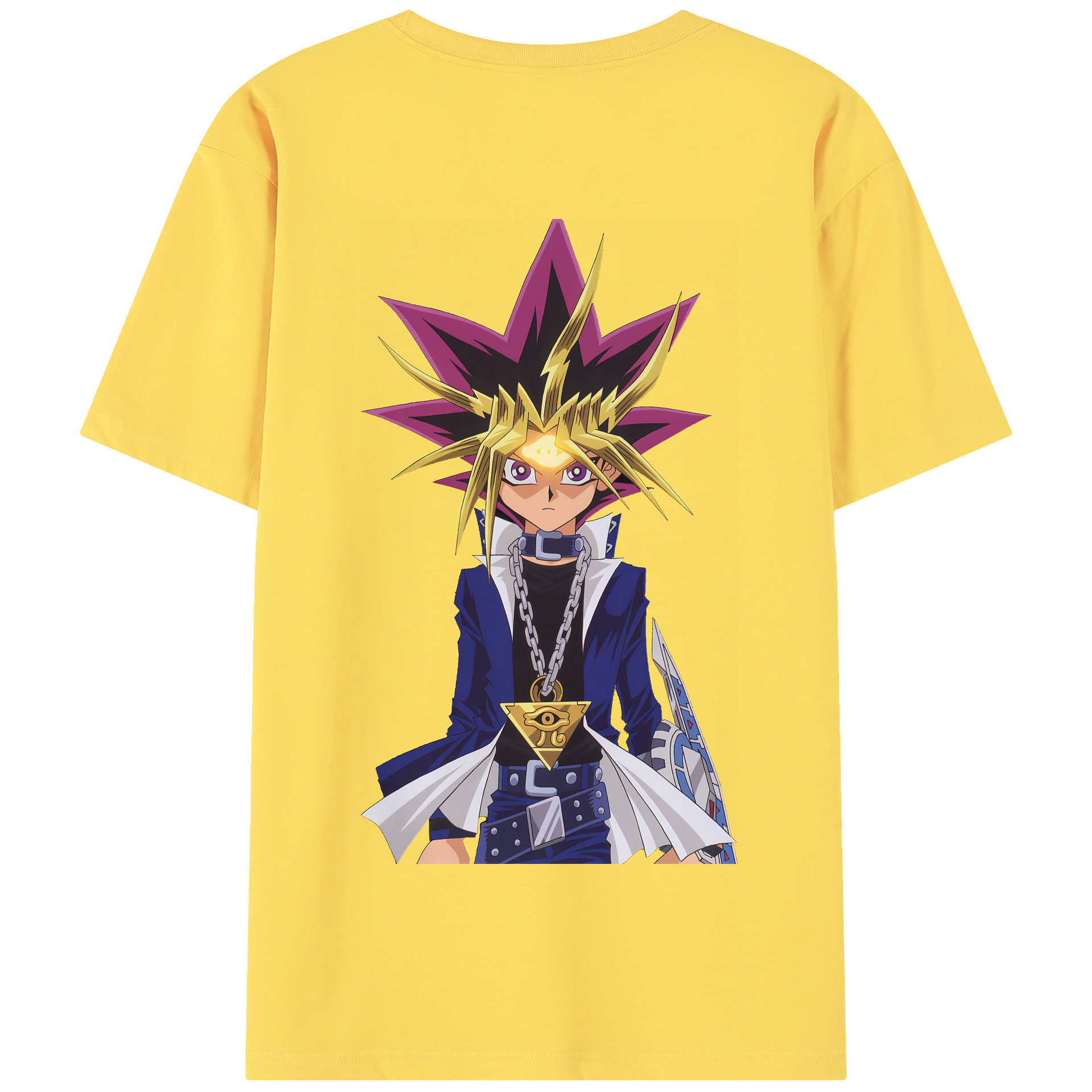 （画像用） 遊☆戯☆王 Yu-Gi-Oh! 綿100％半袖Tシャツ（背面プリント）