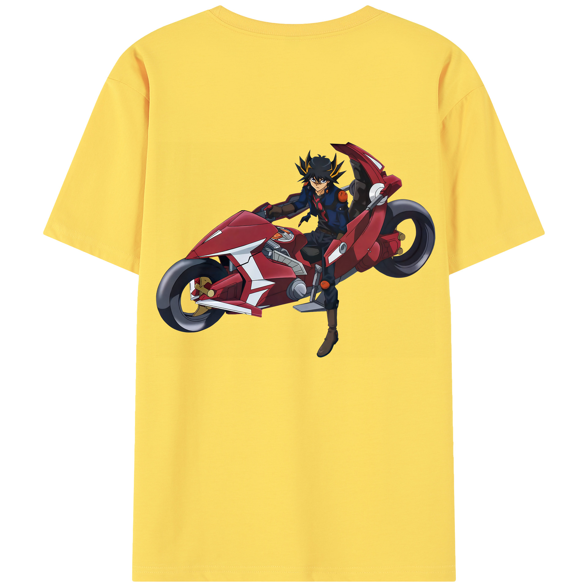（画像用） 遊☆戯☆王 Yu-Gi-Oh! 綿100％半袖Tシャツ（背面プリント）