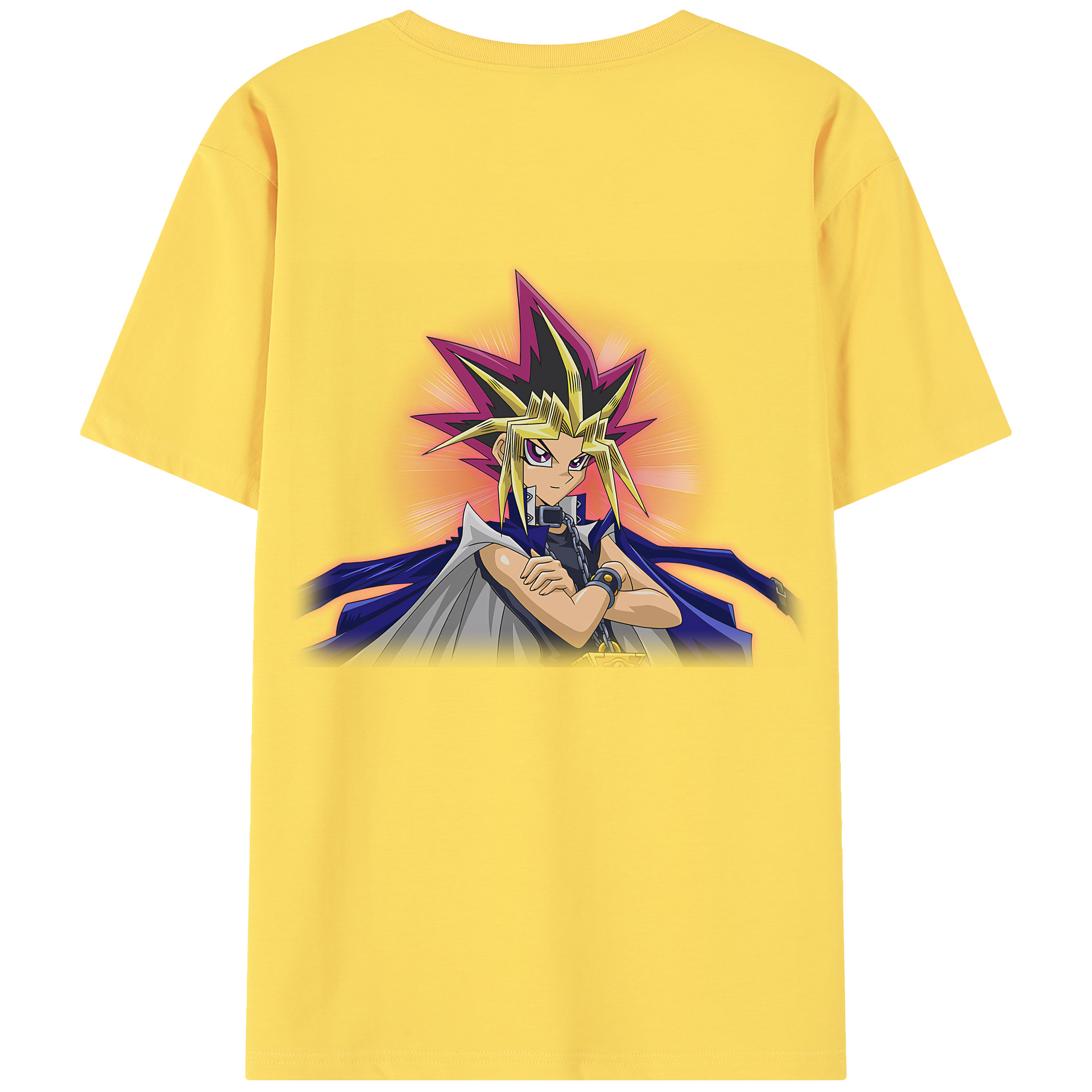 （画像用） 遊☆戯☆王 Yu-Gi-Oh! 綿100％半袖Tシャツ（背面プリント）