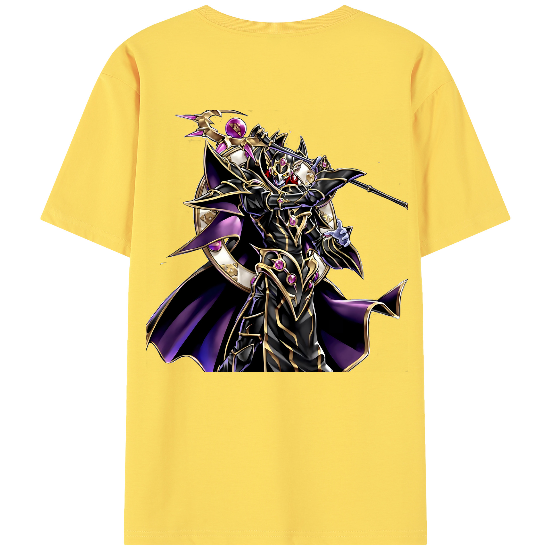 （画像用） 遊☆戯☆王 Yu-Gi-Oh! 綿100％半袖Tシャツ（背面プリント）