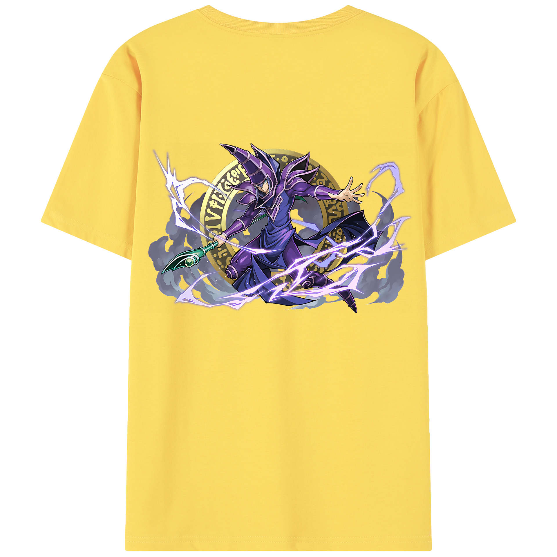 （画像用） 遊☆戯☆王 Yu-Gi-Oh! 綿100％半袖Tシャツ（背面プリント）