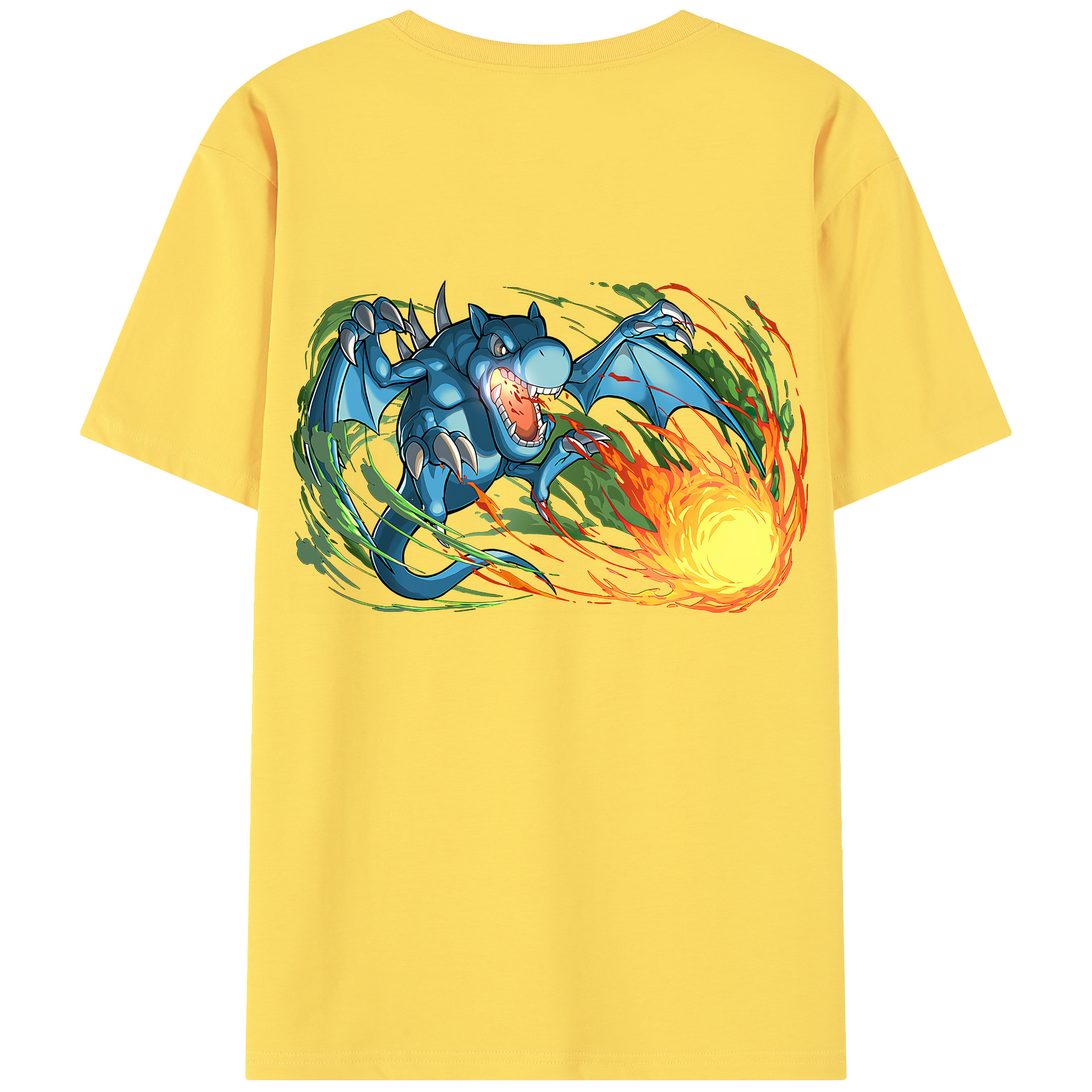 （画像用） 遊☆戯☆王 Yu-Gi-Oh! 綿100％半袖Tシャツ（背面プリント）