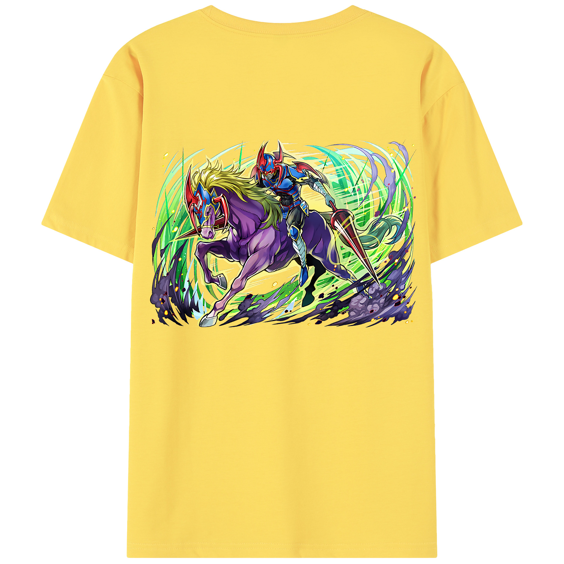 （画像用） 遊☆戯☆王 Yu-Gi-Oh! 綿100％半袖Tシャツ（背面プリント）
