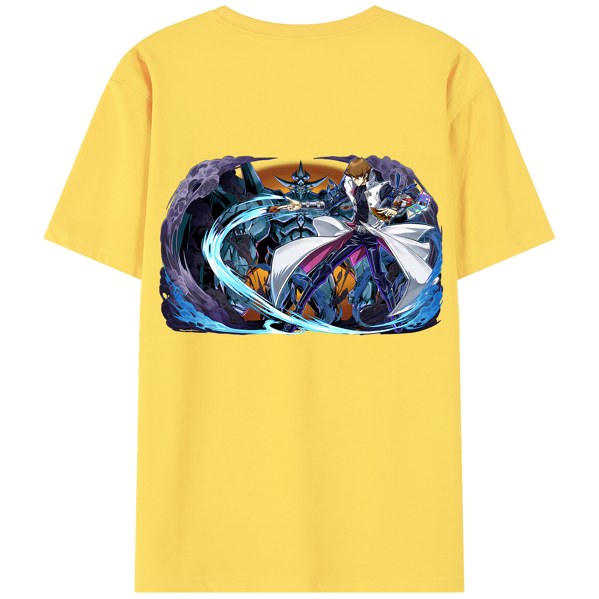 （画像用） 遊☆戯☆王 Yu-Gi-Oh! 綿100％半袖Tシャツ（背面プリント）