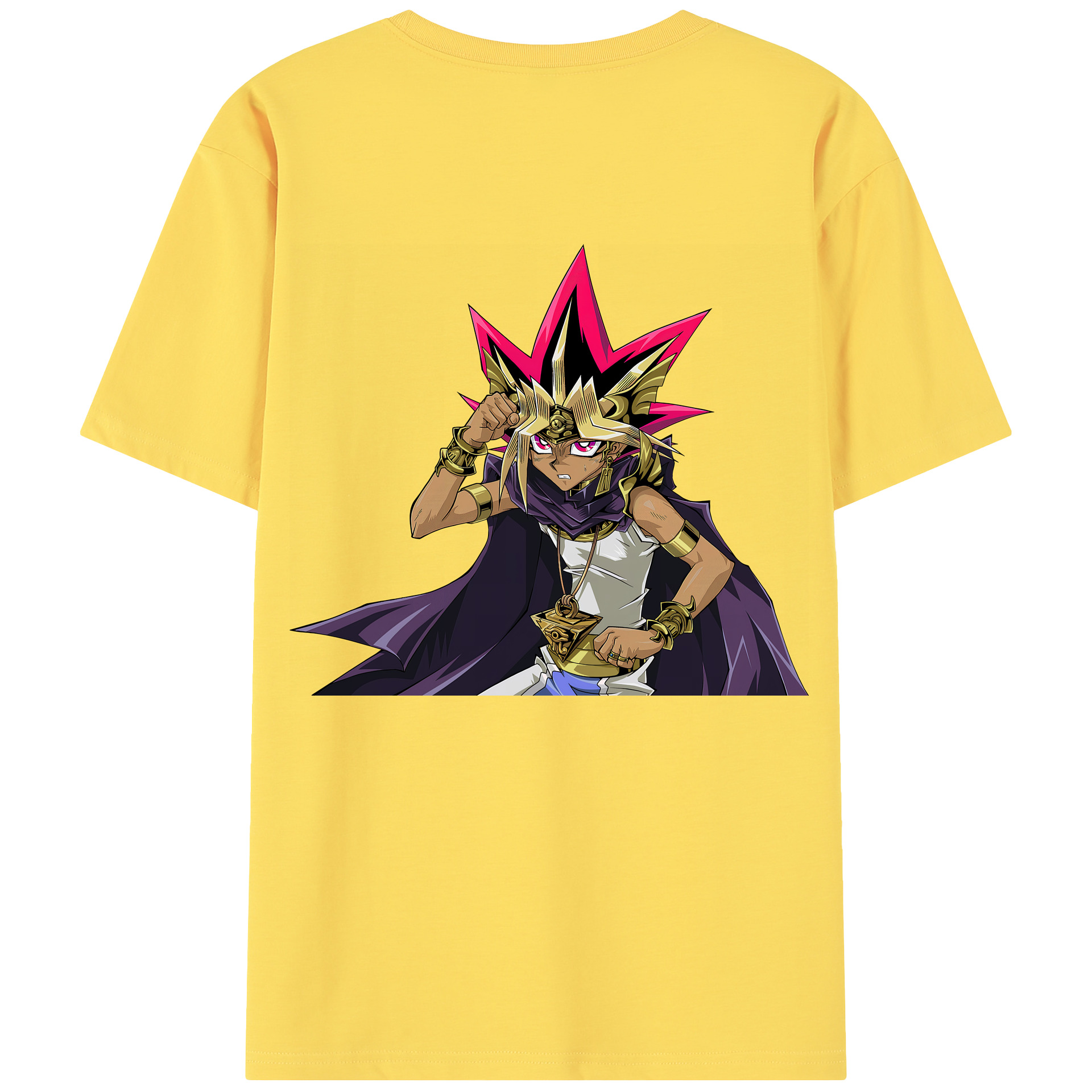 （画像用） 遊☆戯☆王 Yu-Gi-Oh! 綿100％半袖Tシャツ（背面プリント）