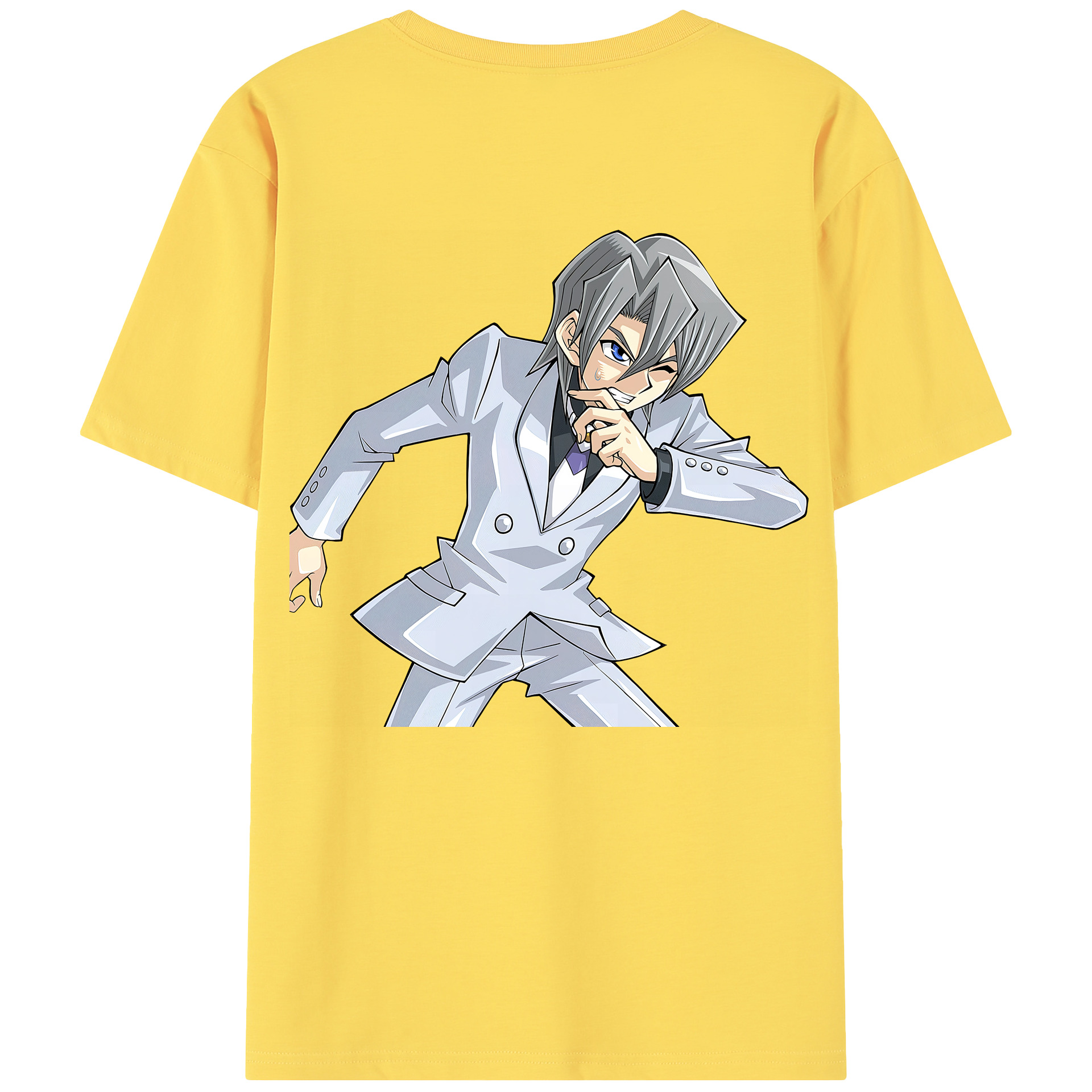 （画像用） 遊☆戯☆王 Yu-Gi-Oh! 綿100％半袖Tシャツ（背面プリント）