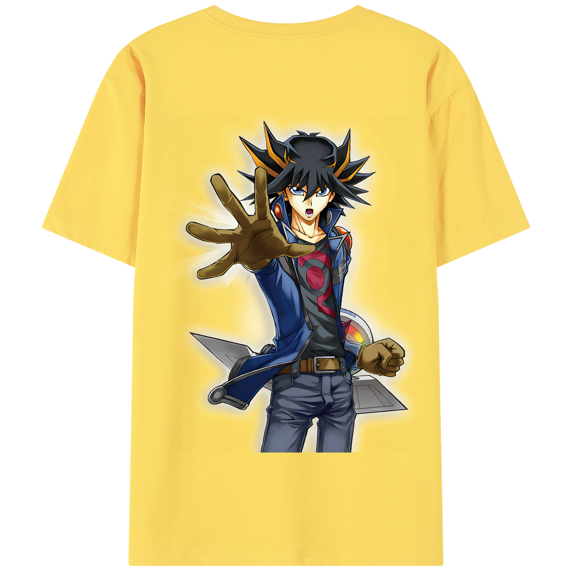 （画像用） 遊☆戯☆王 Yu-Gi-Oh! 綿100％半袖Tシャツ（背面プリント）