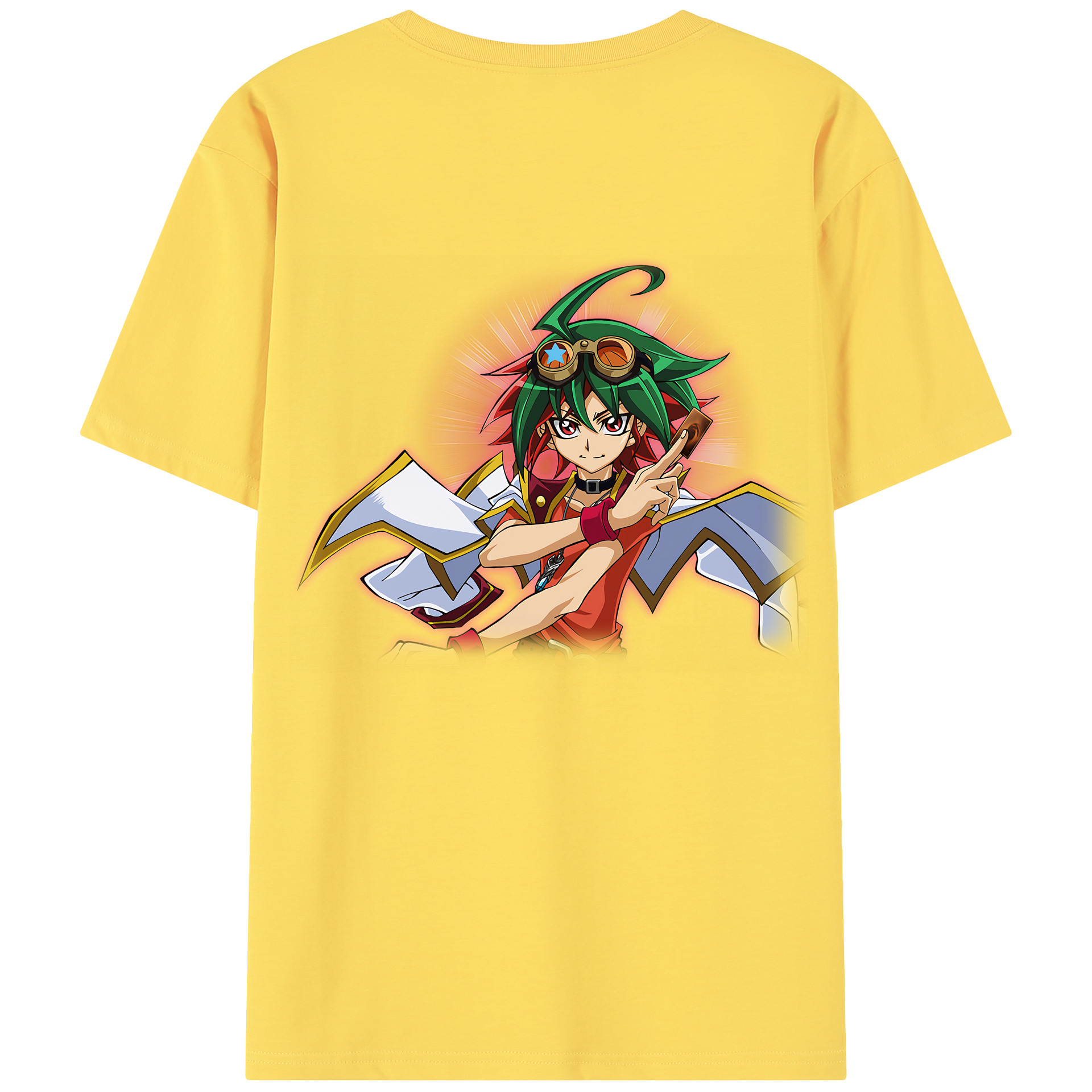 （画像用） 遊☆戯☆王 Yu-Gi-Oh! 綿100％半袖Tシャツ（背面プリント）